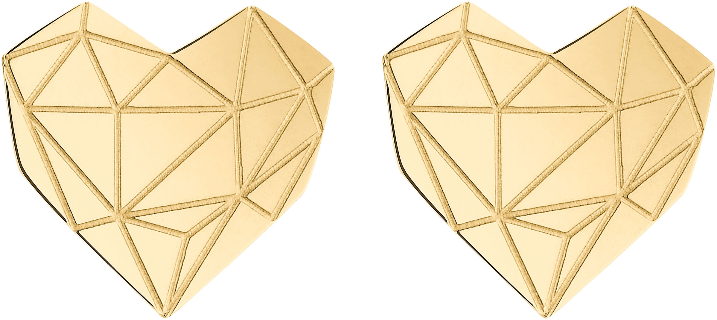 Liebeskind Berlin Paar Ohrstecker »Schmuck Geschenk Edelstahl Ohrringe Herz, LJ-0307-E-11, LJ-0308-E-11«