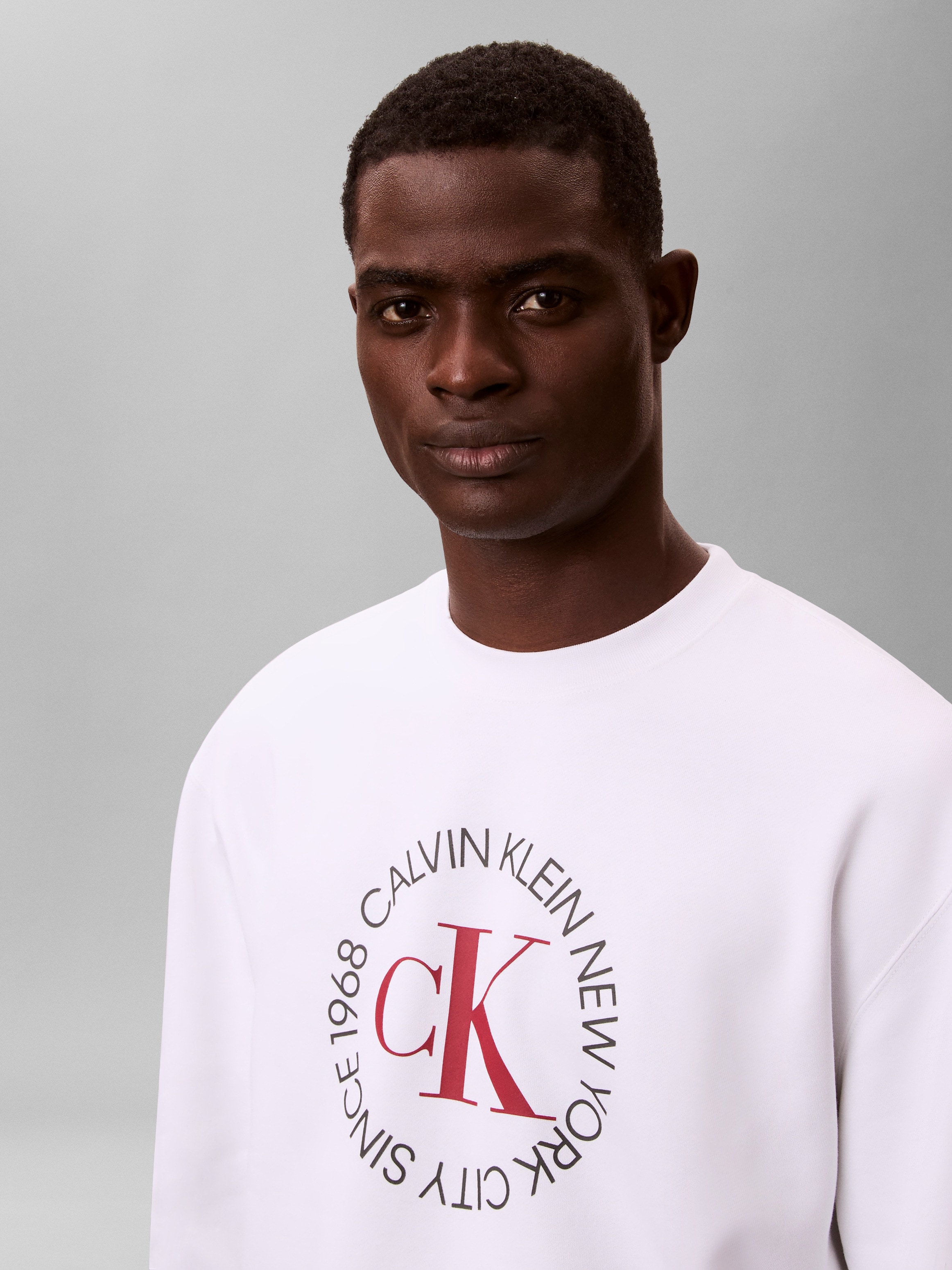 Calvin Klein Jeans Sweatshirt , Regular fit mit Rundhalsausschnitt
