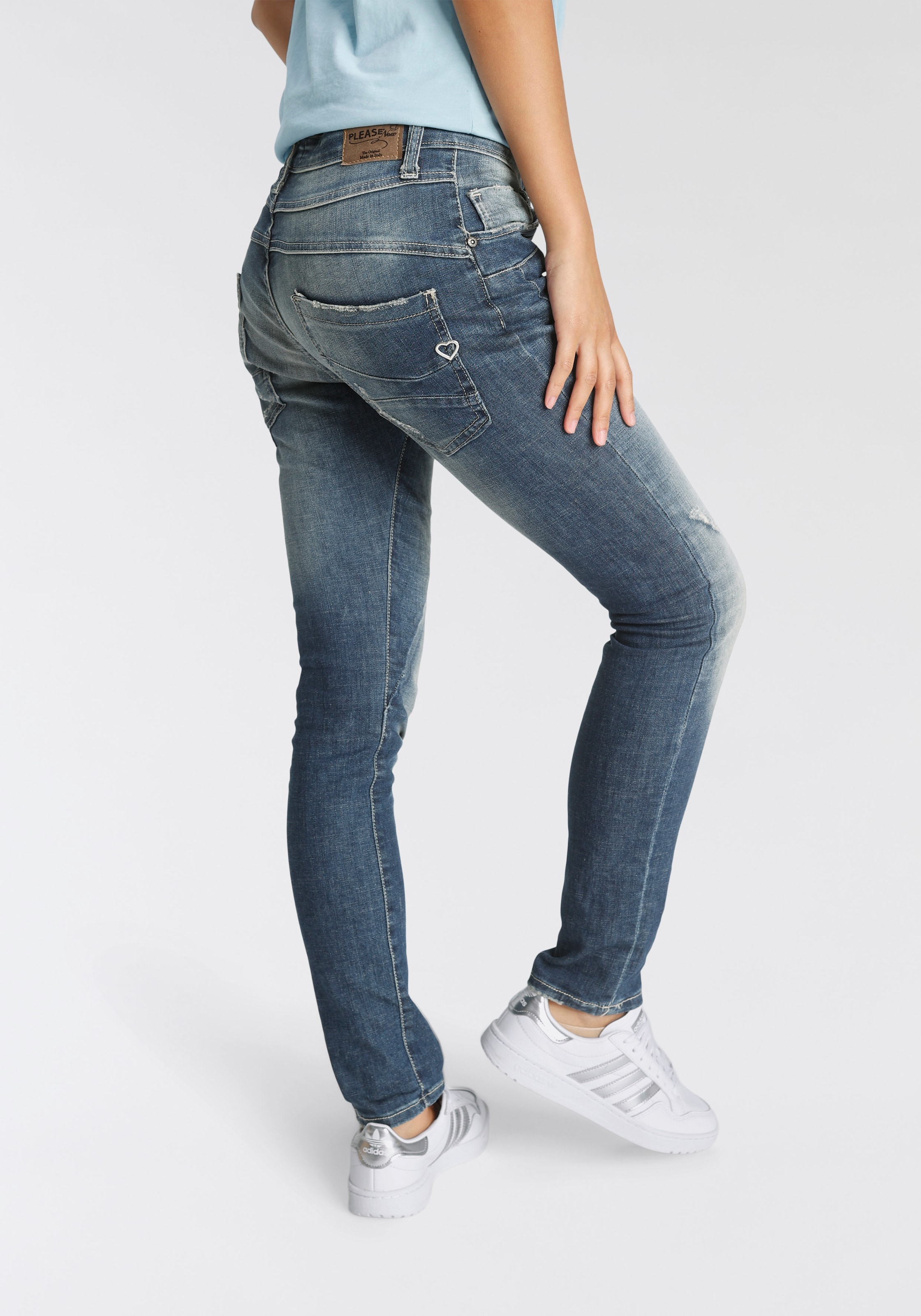Please Jeans Boyfriend-Jeans »P 78A«, mit leichtem Destroyed Effekt  bestellen bei OTTO