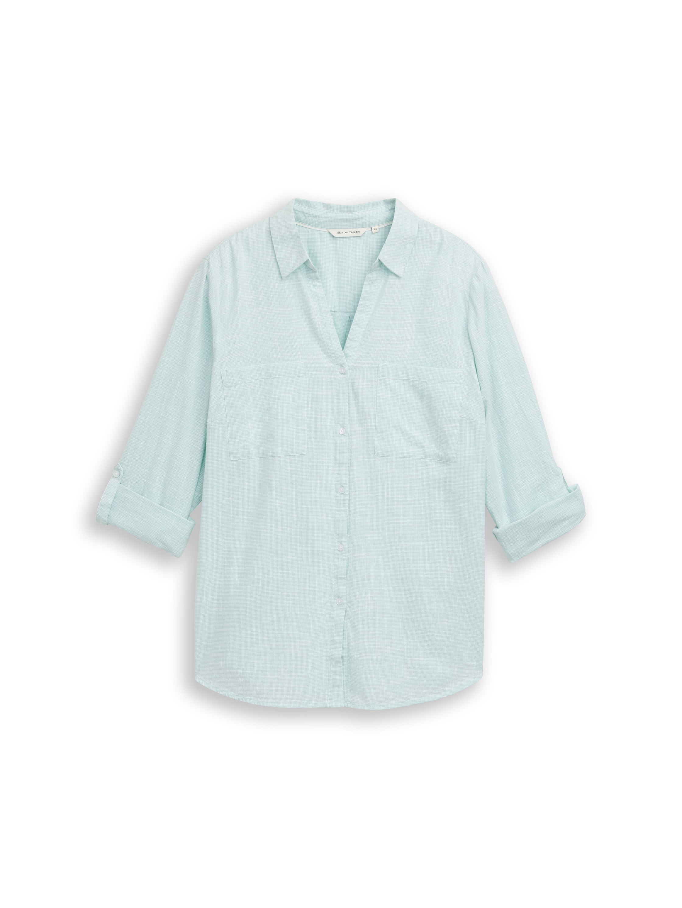 TOM TAILOR PLUS Shirtbluse mit aufgesetzten Brusttaschen