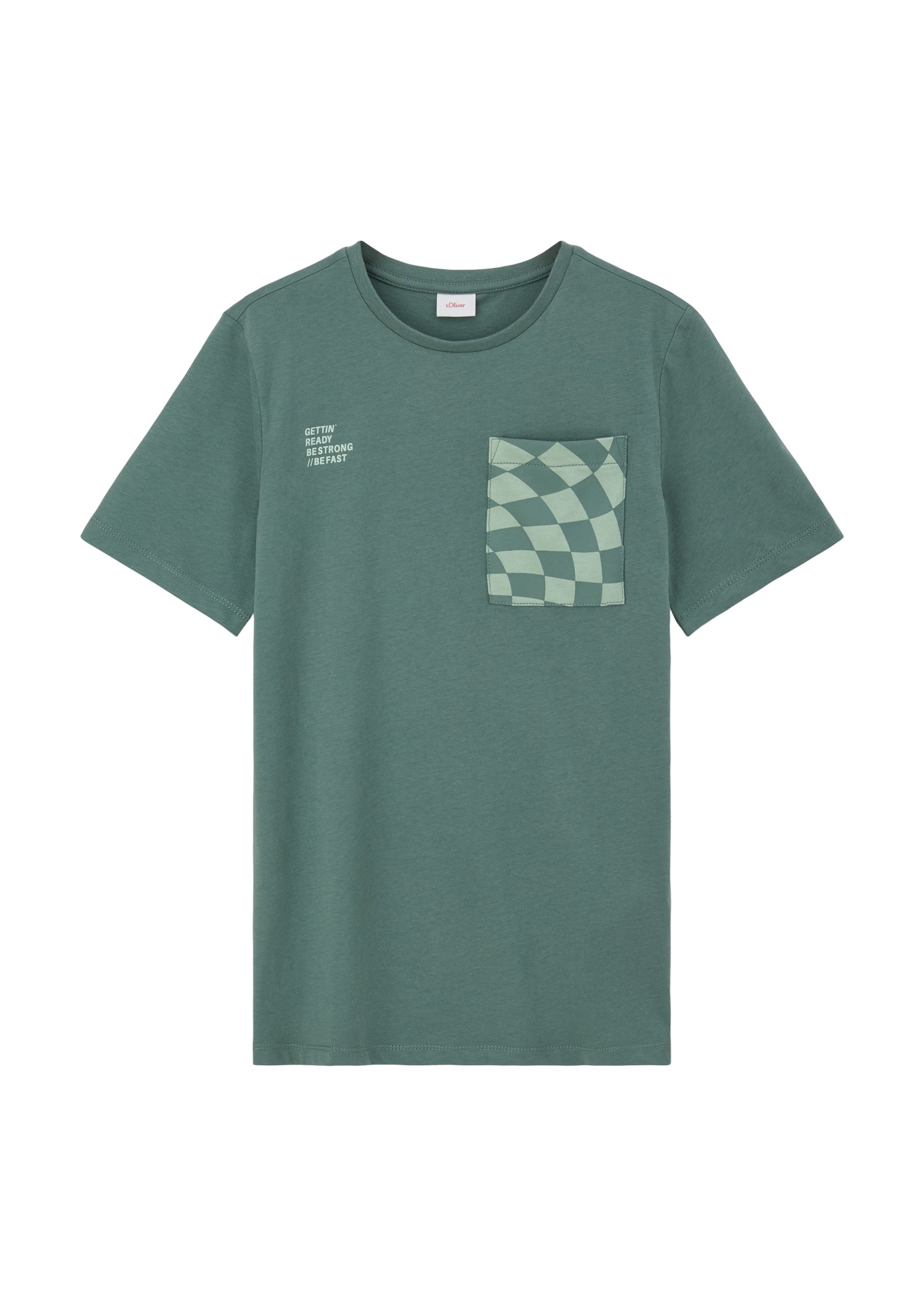 s.Oliver Junior T-Shirt, im mit Shop Online OTTO Print gummiertem