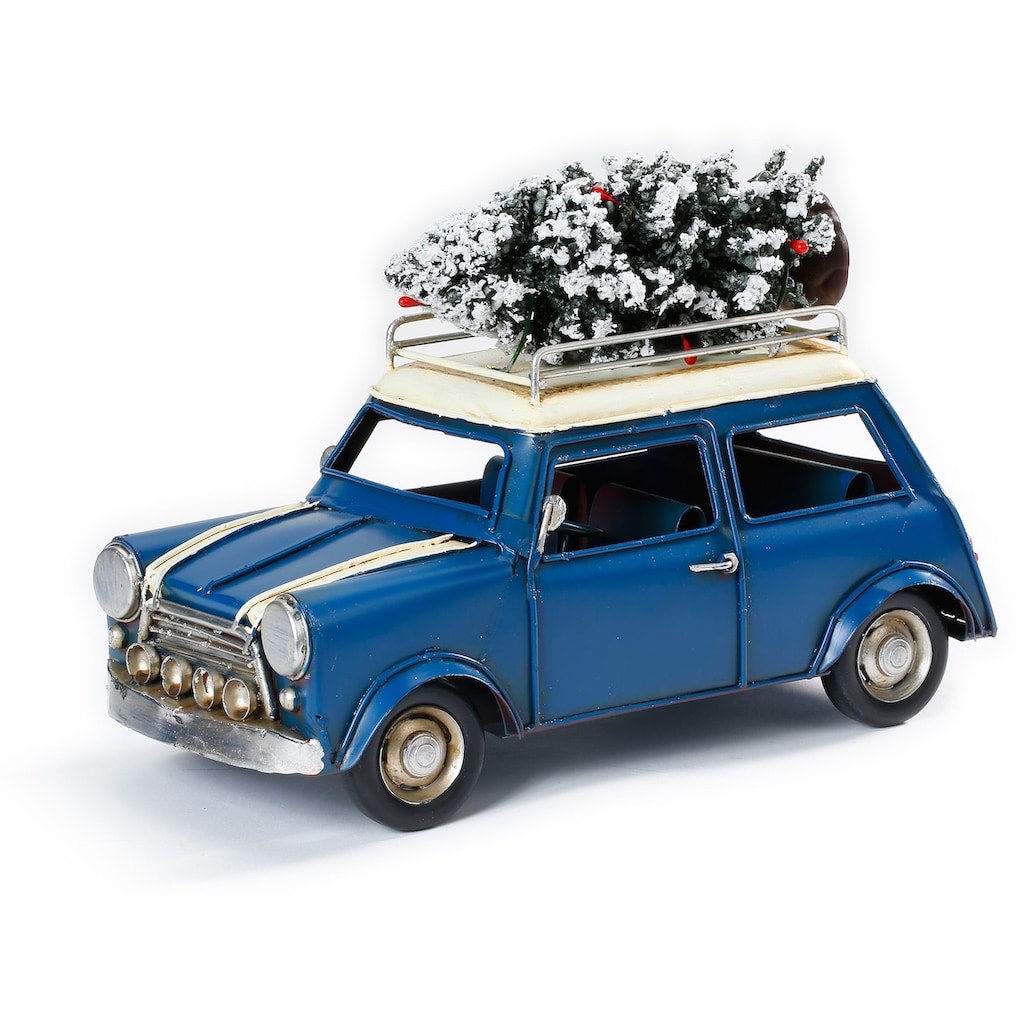 CHRISTMAS GOODS by Inge Weihnachtsfigur »Auto mit Baum, Weihnachtsdeko«