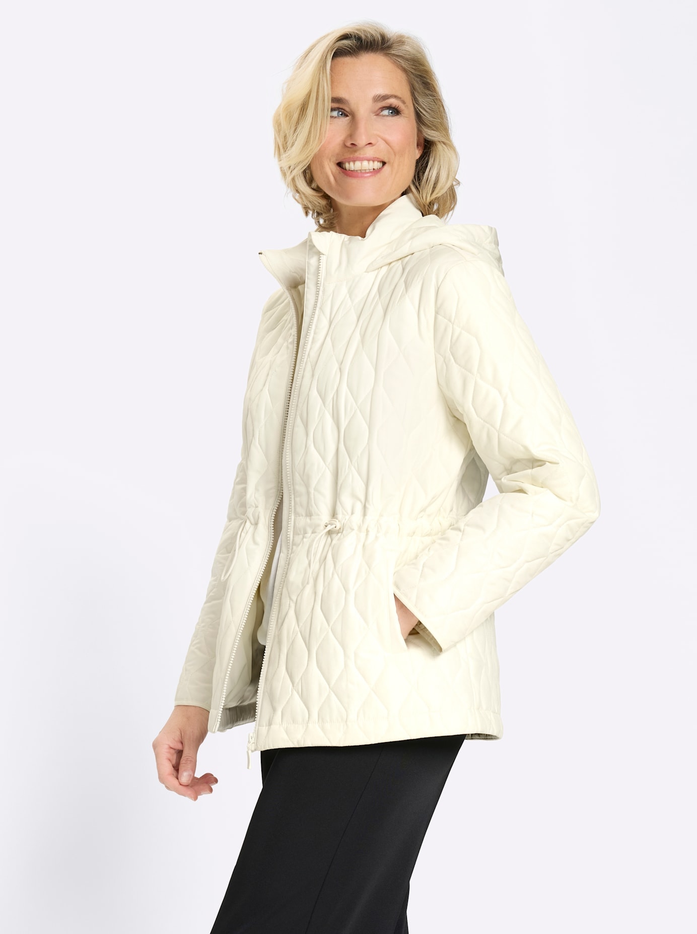 Classic Basics Steppjacke mit Kapuze