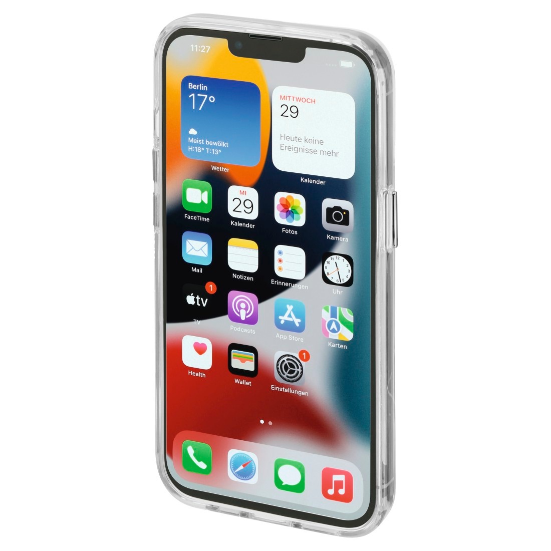 Hama Smartphone-Hülle »Cover "MagCase Safety" für Apple iPhone 13 Pro, Transparent«, iPhone 13 Pro