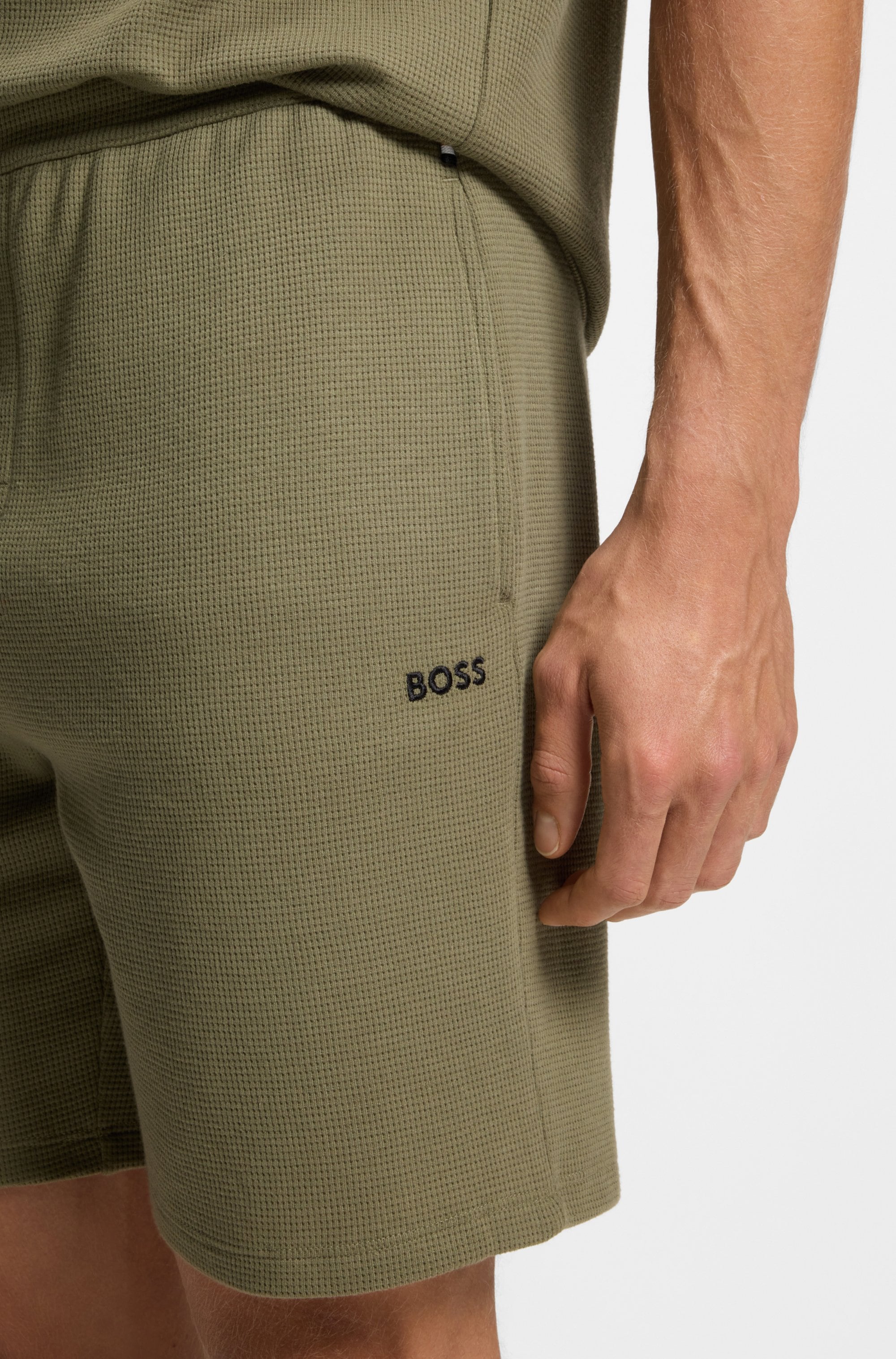 BOSS Pyjamashorts »Waffle Shorts«