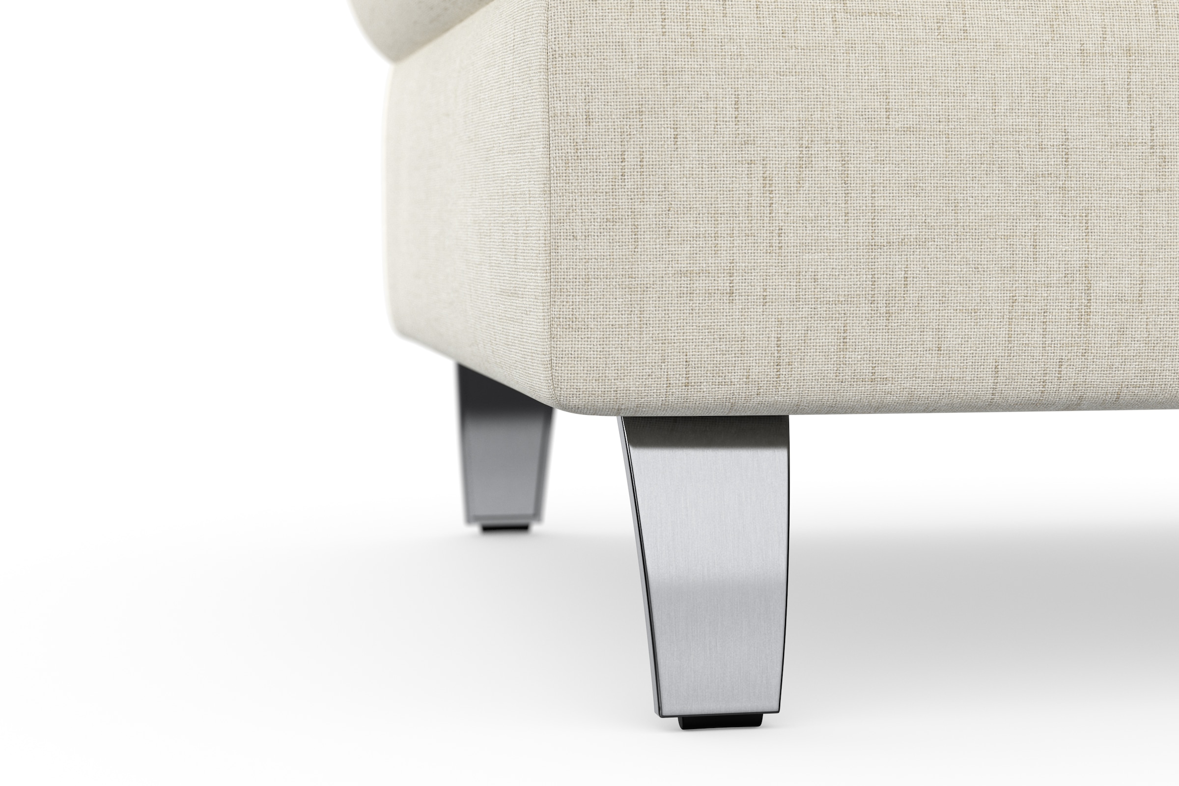 sit&more Stauraumhocker »Grenoble« mit Stauraum und satinierten Füßen