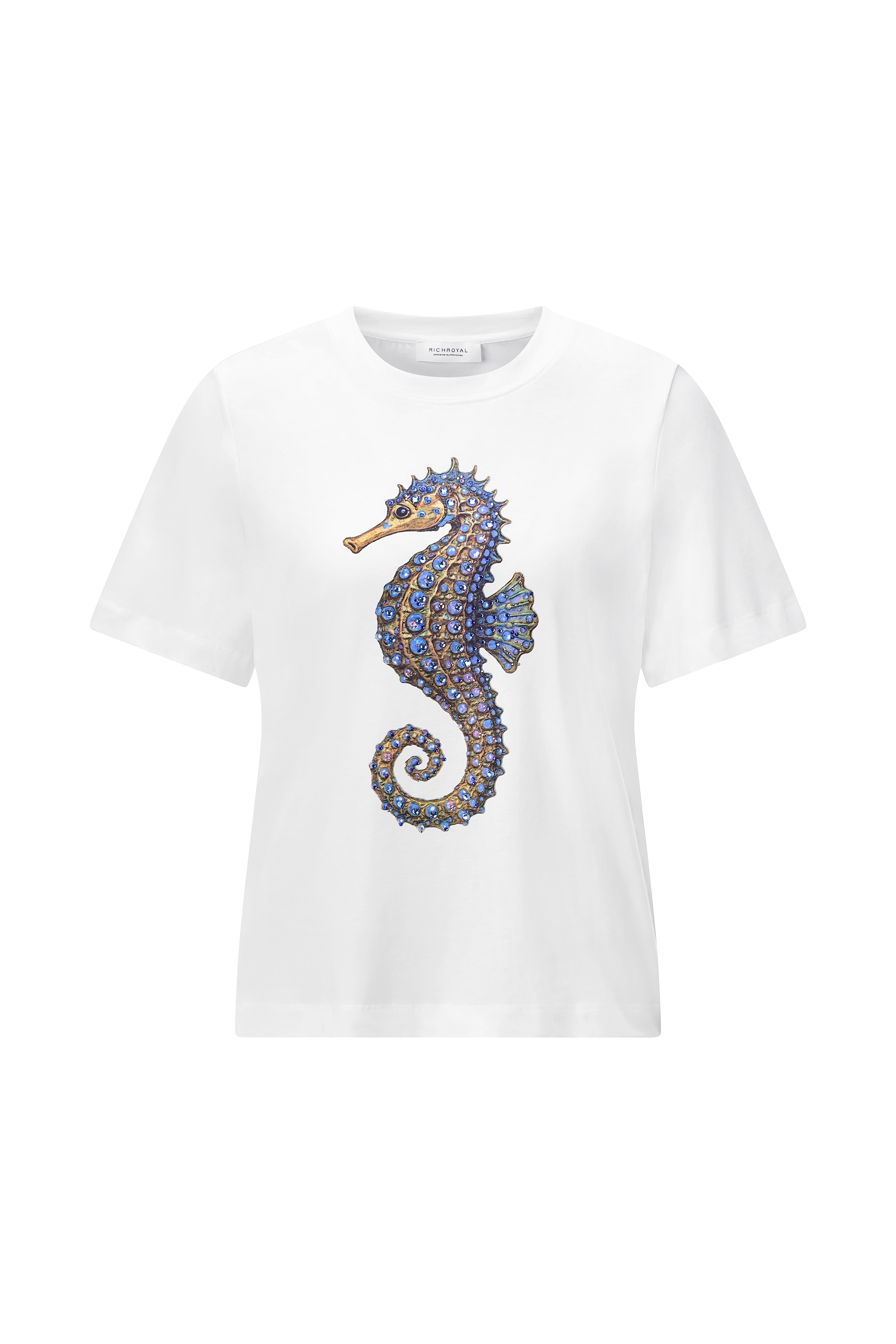 RICHROYAL T-Shirt Regular fit mit Rundhalsausschnitt