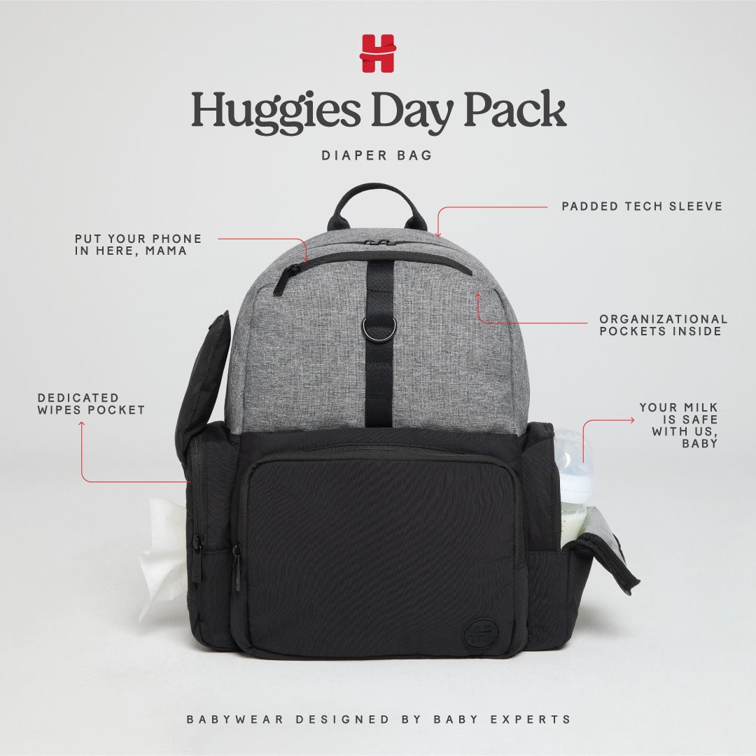 HUGGIES babywear Wickeltasche, inklusive Wickelunterlage, ohne abgebildete Accessories