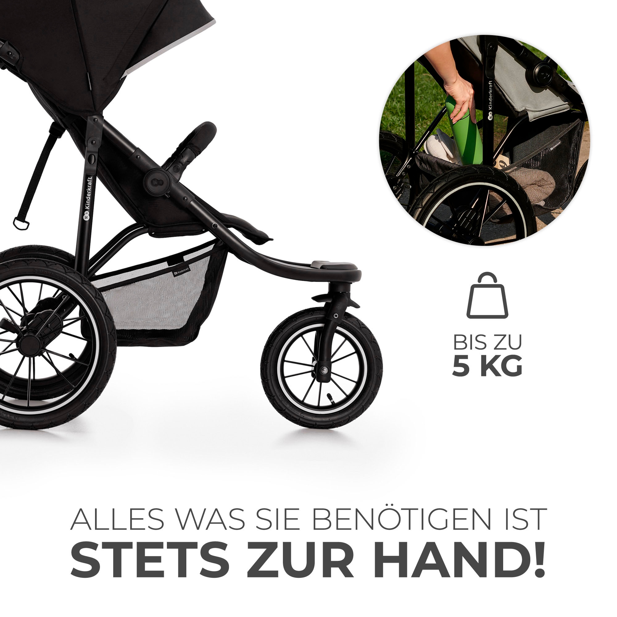 Kinderkraft Kombi-Kinderwagen »HELSI 2«, 27 kg