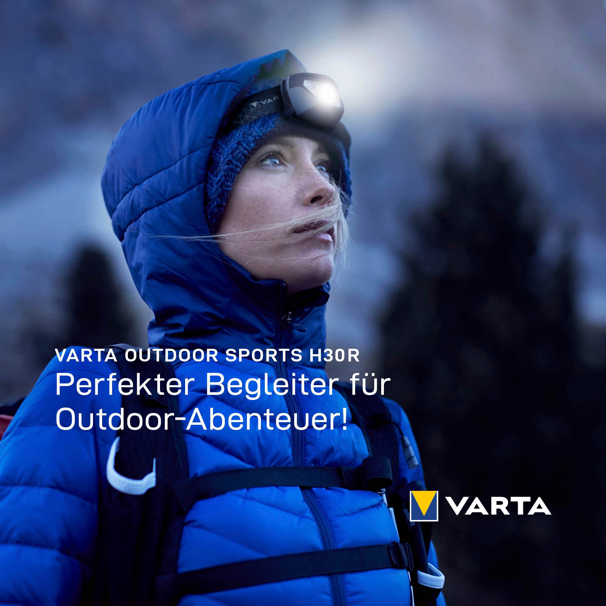 VARTA Kopflampe »Outdoor Sports H30R Wireless Pro mit Akku«