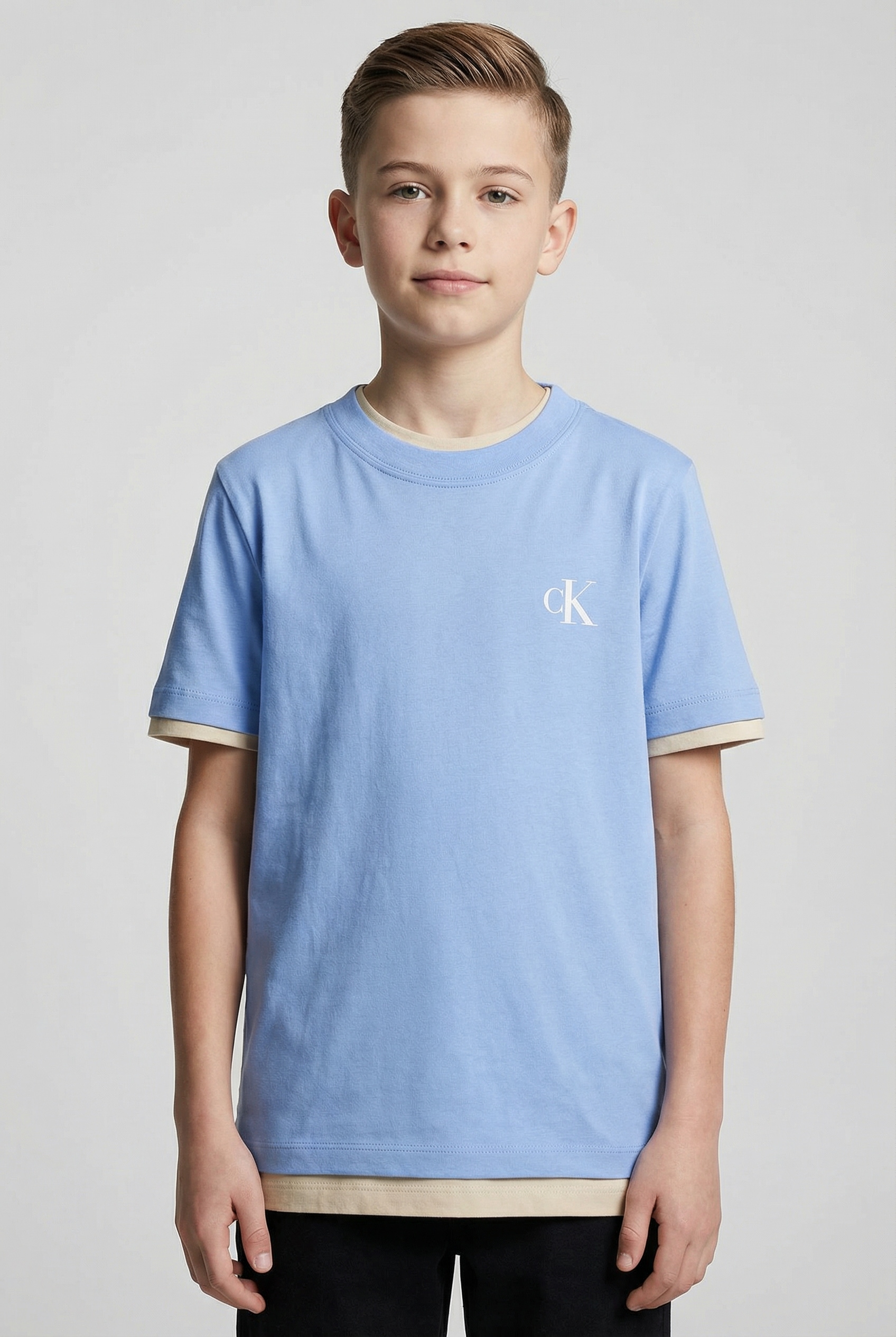 Calvin Klein Jeans T-Shirt »2-PACK MONOGRAM TOP« 2 Regular fit für Kinder, 2er-Set