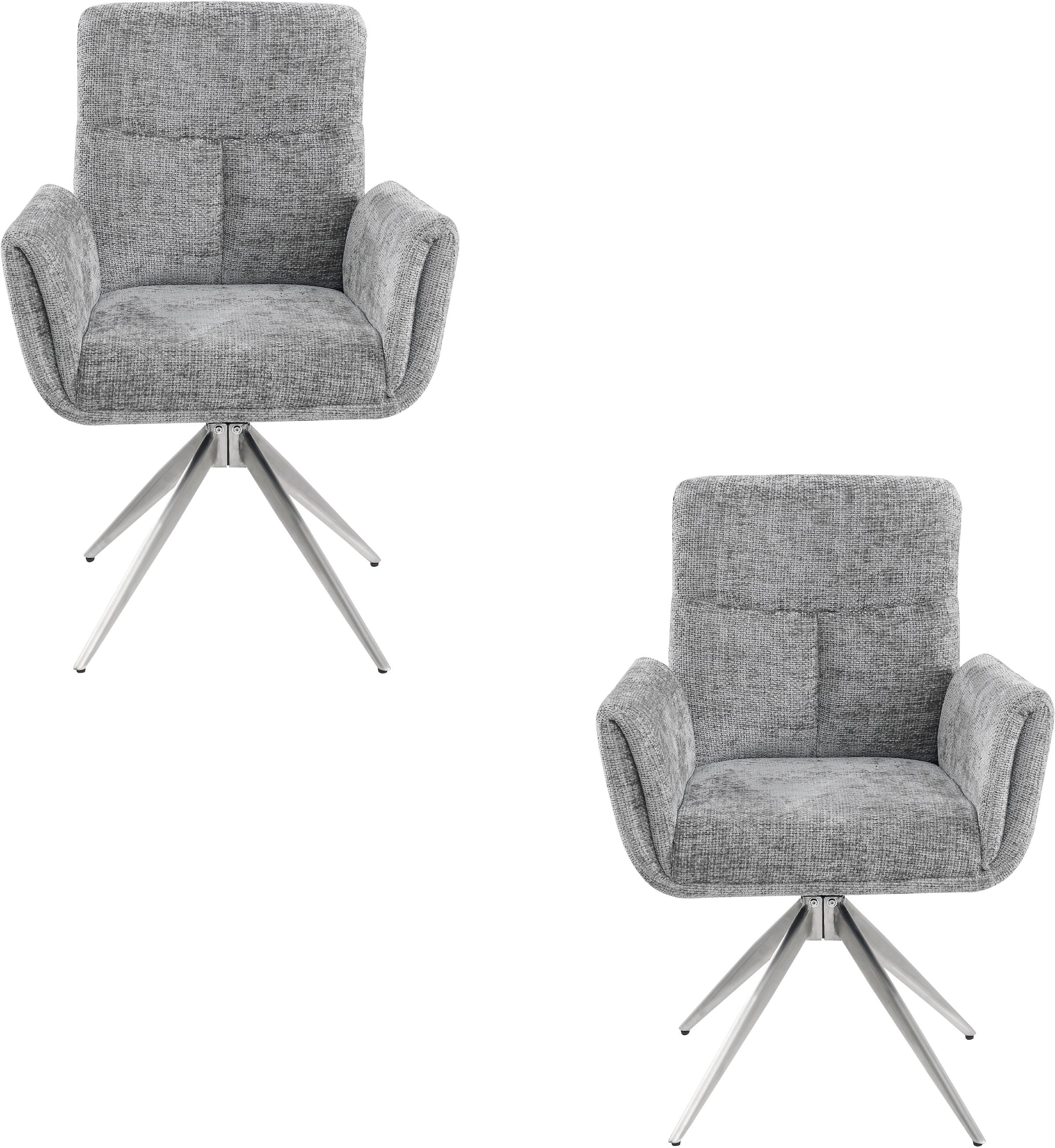 Stolkom Armlehnstuhl »Sofia Premium BxHxT 61x93,5x67 cm« (Set) 2 Stk.Breite 61cm, 360° drehbar mit Auto-Return