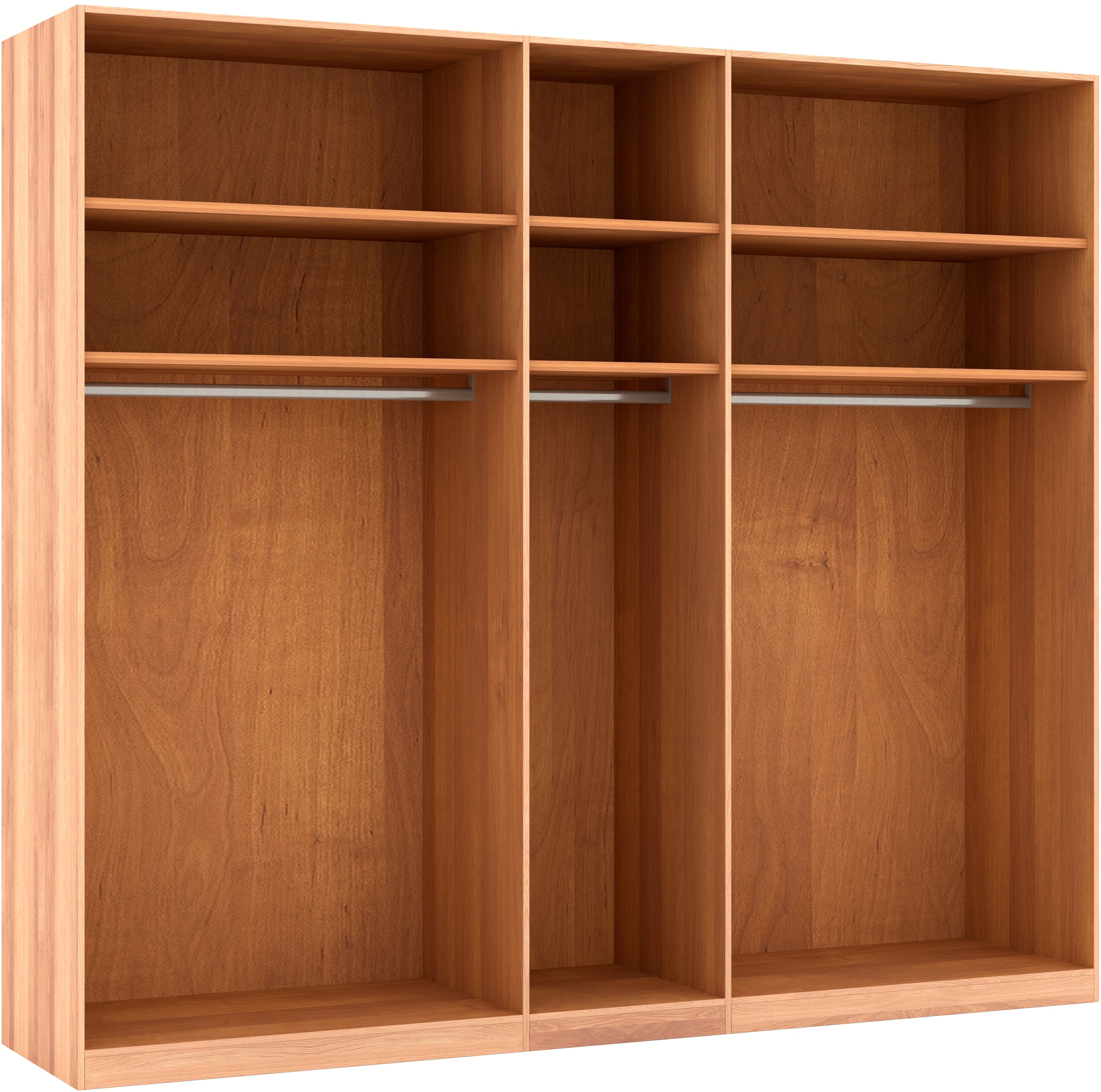 Musterring Drehtürenschrank »Sorrent, Kleiderschrank, Schrank, teilmassiv Eiche«, (mit Türdämpfern, in 5 Breiten & 2 Höhen, extra Böden, MADE IN GERMANY), Türen Eiche massiv oder als Parsol-Bronze-Spiegel, verschiedene Maße