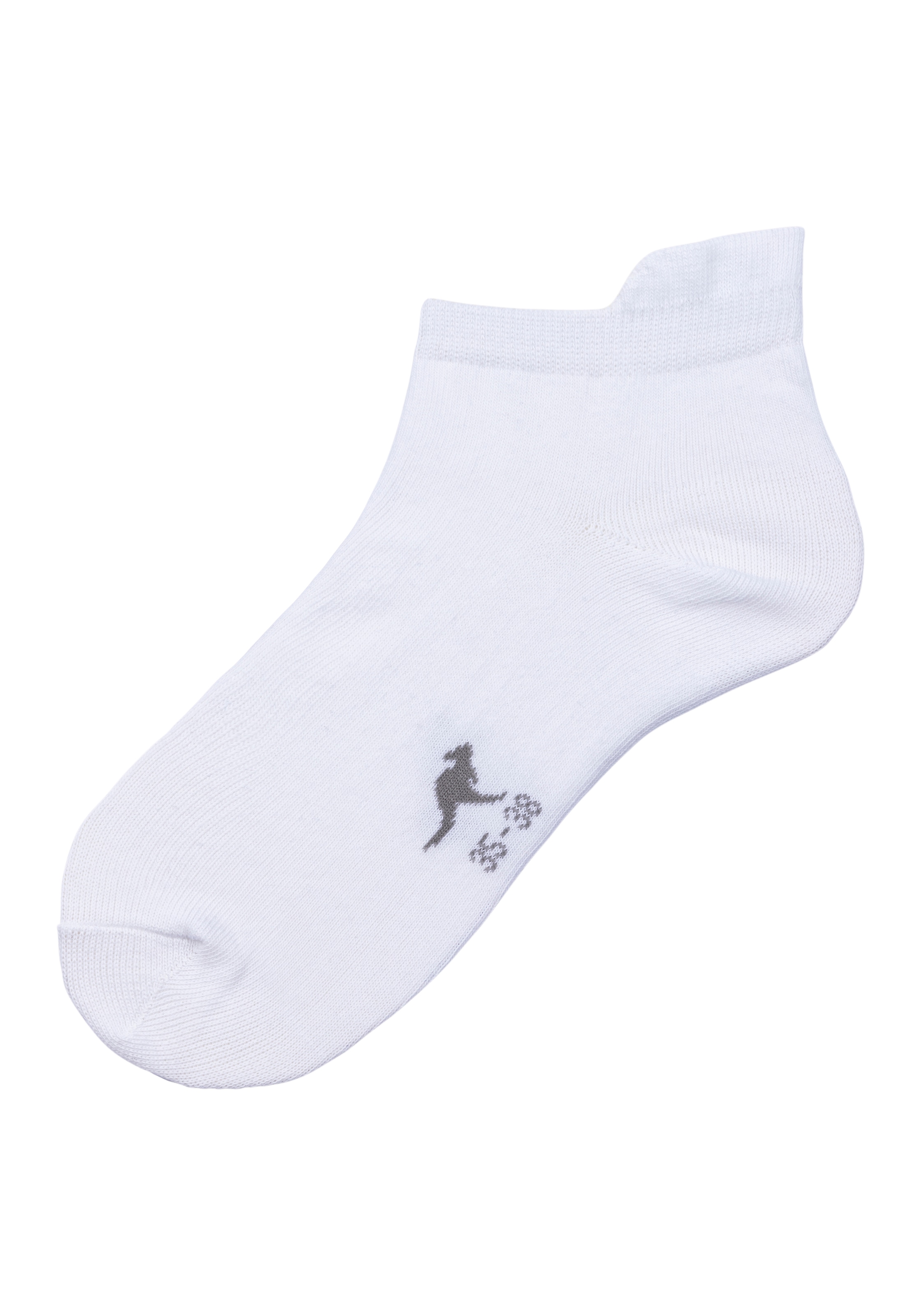 KangaROOS Sneakersocken, (Packung, 10 Paar), mit erhöhtem Bündchen