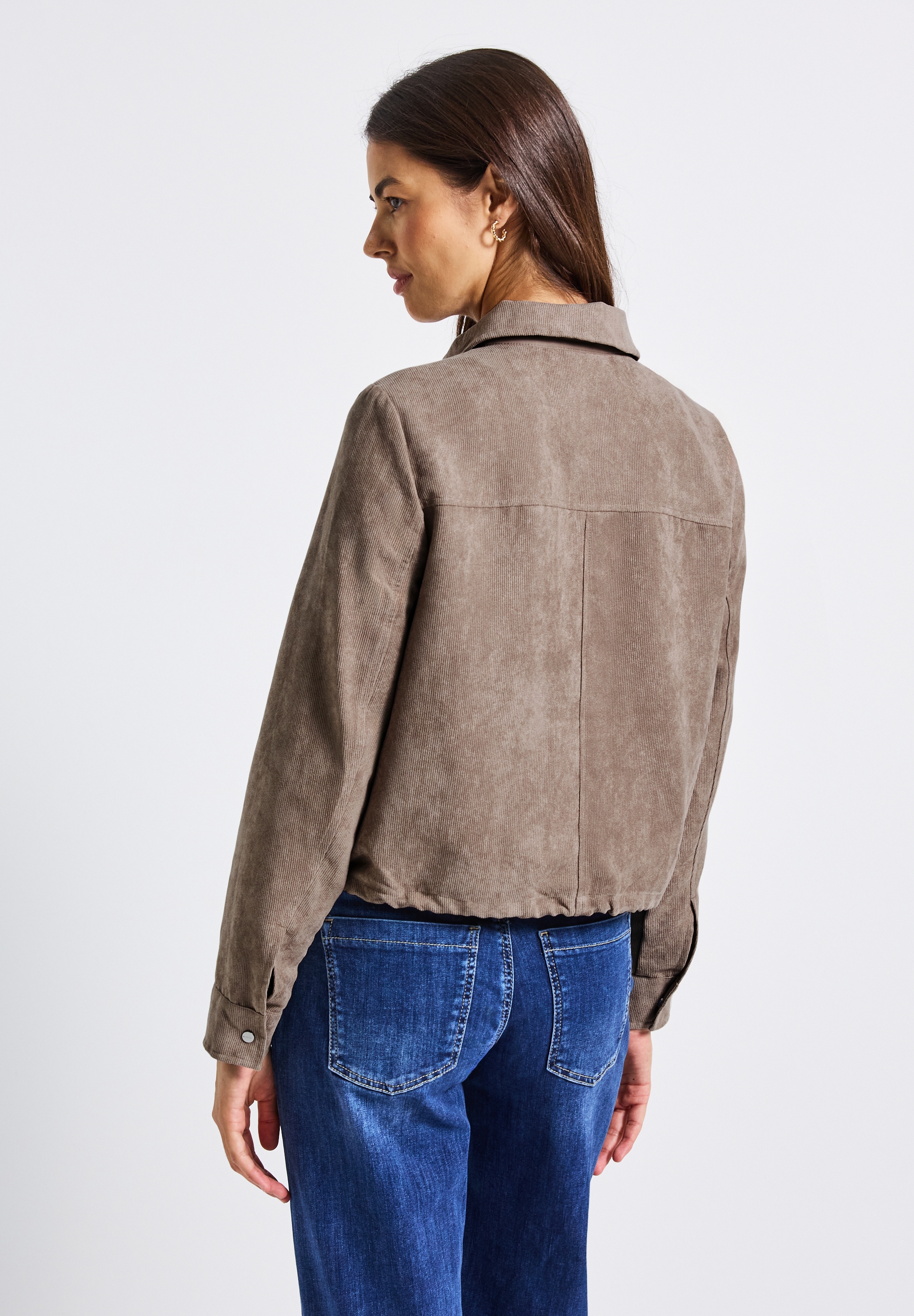 STREET ONE Cordjacke, mit Zipper
