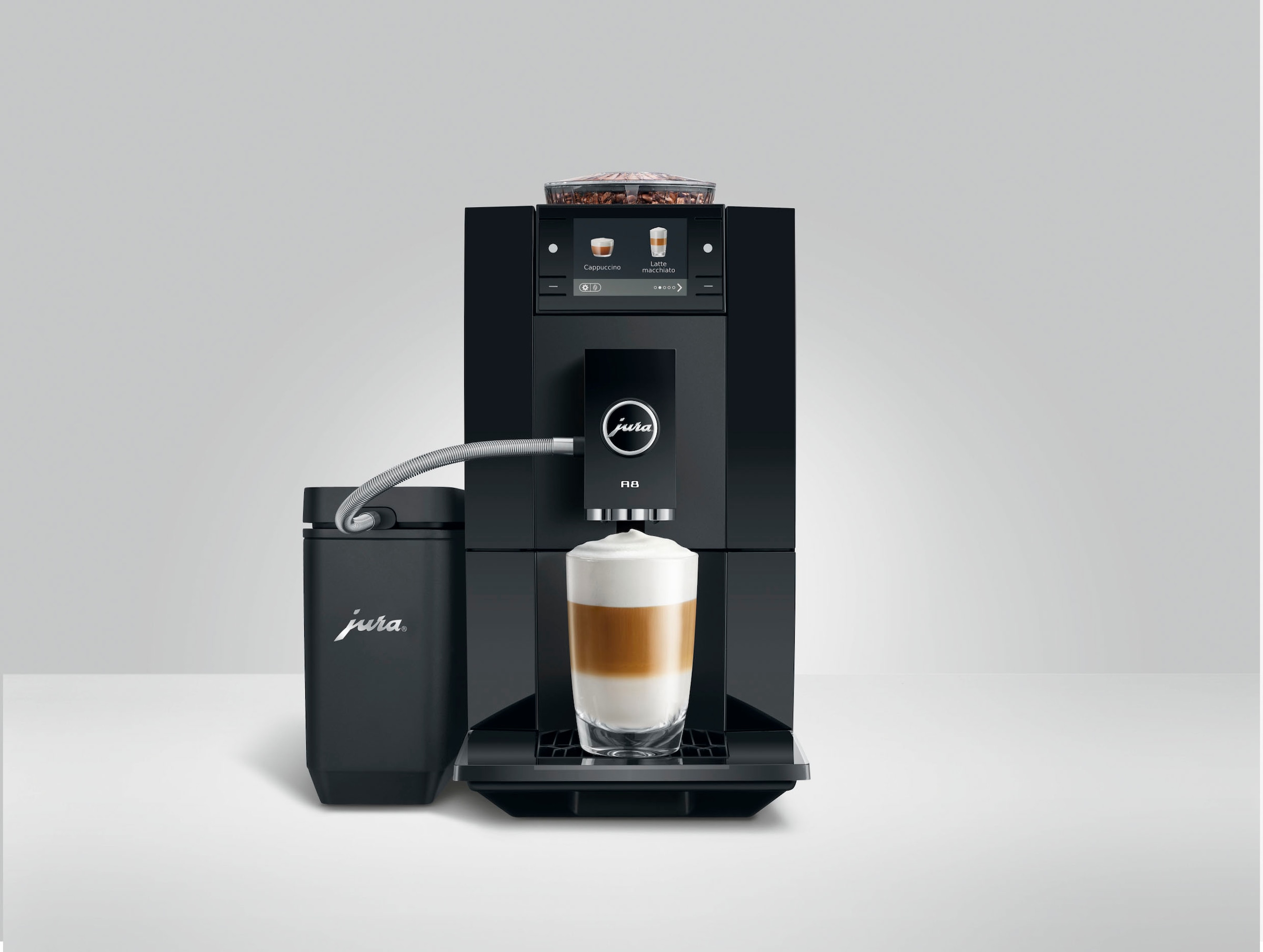JURA Kaffeevollautomat »A8 Piano Black (EA)«