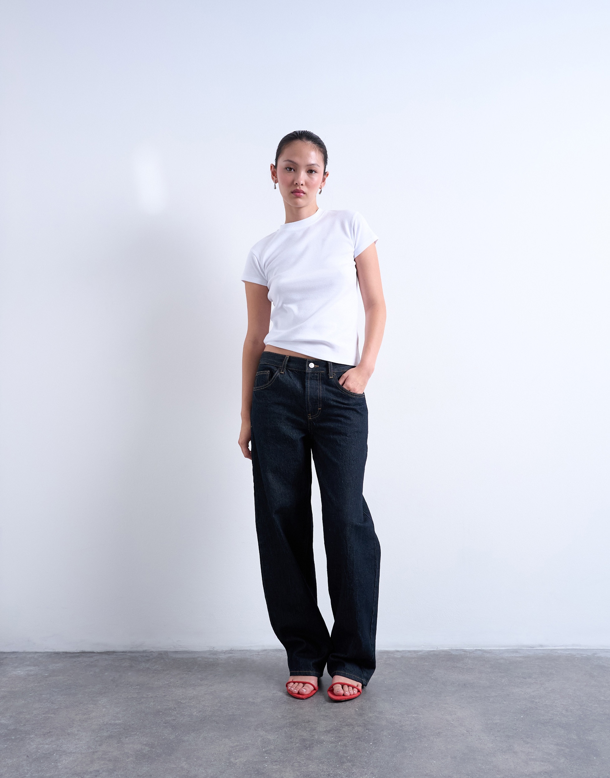 TOPSHOP Rundhalsshirt »TSEVERYDAY SS TOP JRS NOOS« Baumwolle, regular fit