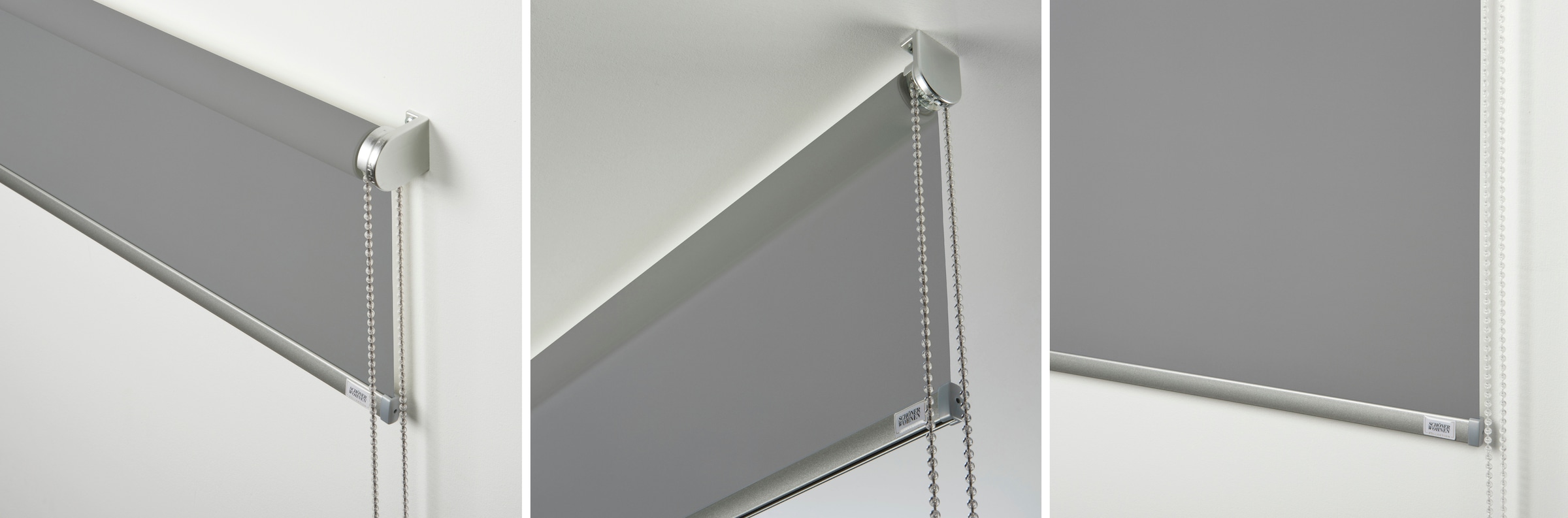 SCHÖNER WOHNEN-Kollektion Seitenzugrollo »Tageslichtrollo Tizia« blickdicht Sichtschutz mit Bohren/ohne Bohren freihängend geklebt, geklemmt, silberne oder weiße Rollo-Technik