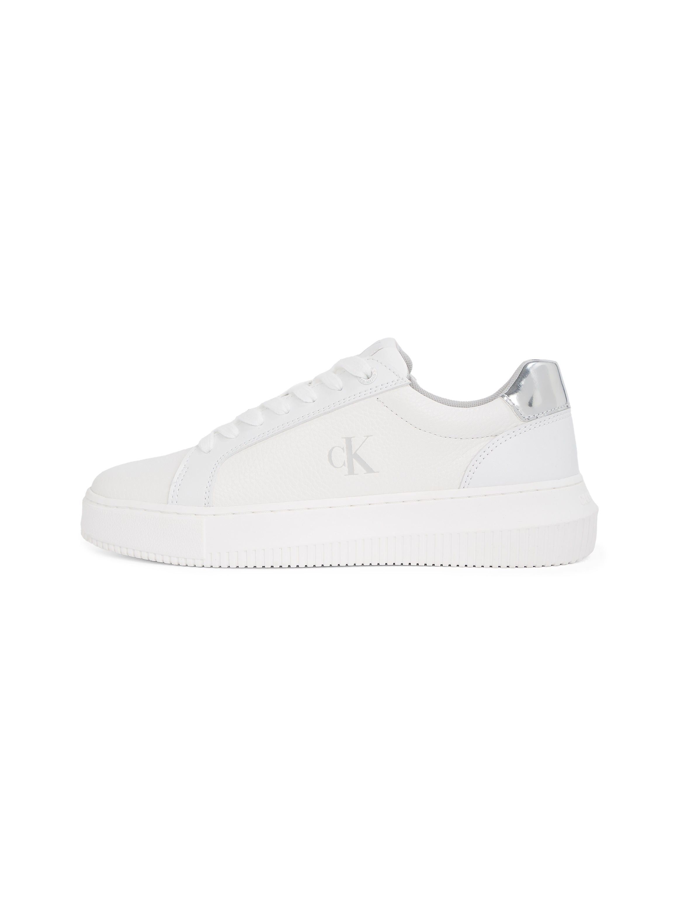Calvin Klein Jeans Sneaker »CHUNKY CUPSOLE LOW MG«, Schnürschuh, Freizeitschuh, Halbschuh mit Fersenkontrast