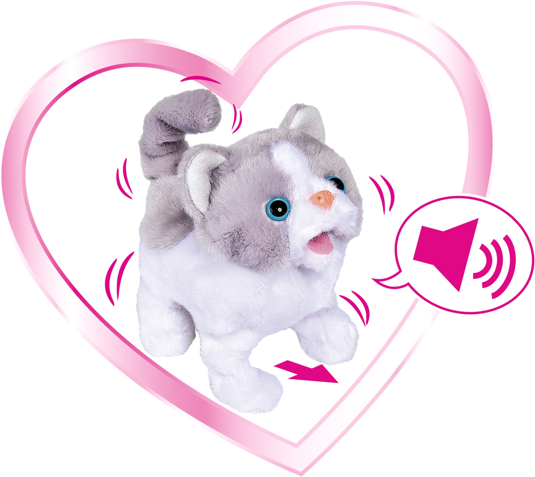 SIMBA Plüschfigur »Chi Chi Love, Little Cat«, mit Soundeffekten