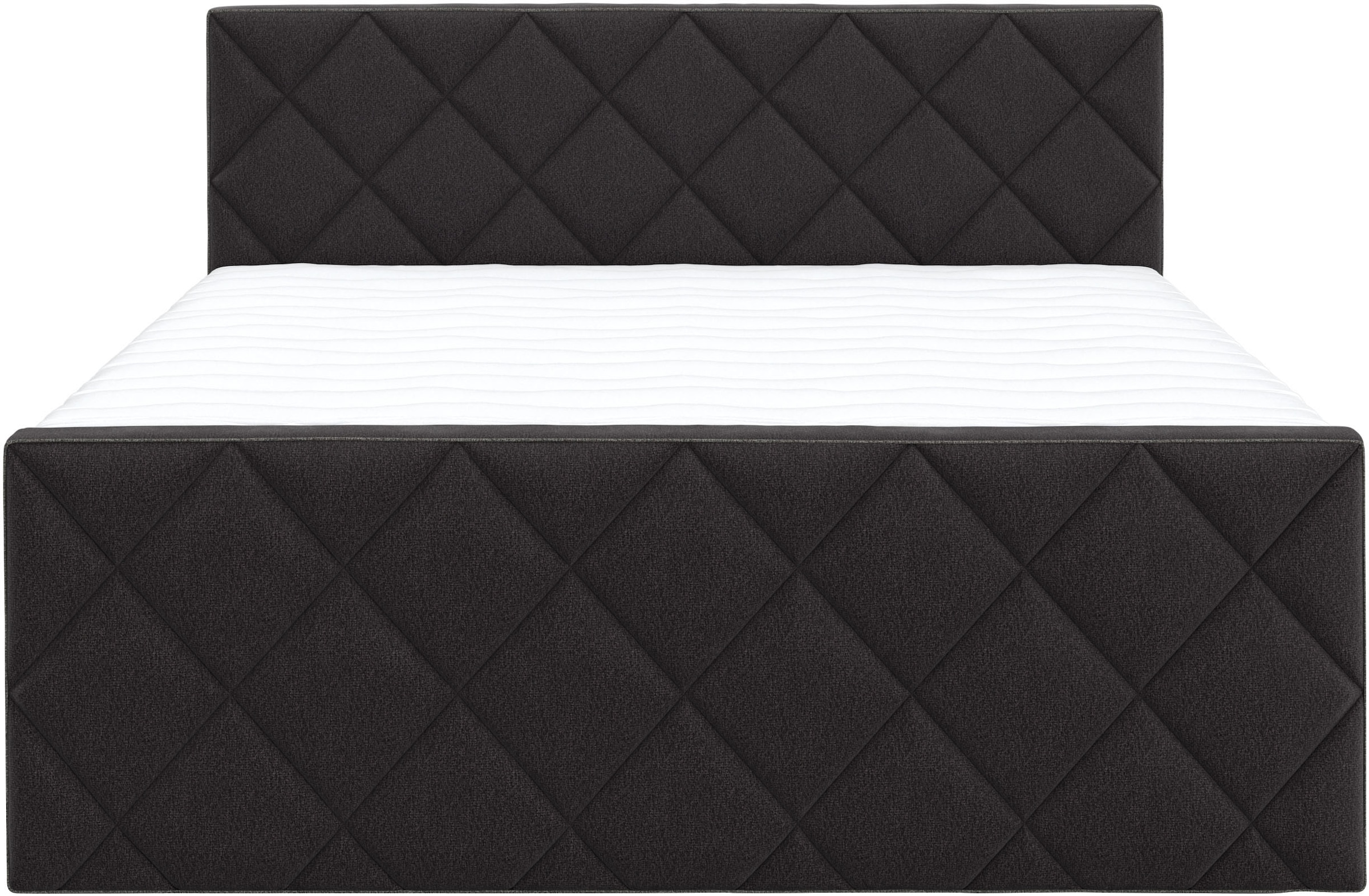 COTTA Boxspringbett »Tower inkl. Bettkasten, mit Keder in abgesetzter Farbe« in verschiedenen Breiten, Härtegraden und Farben erhältlich