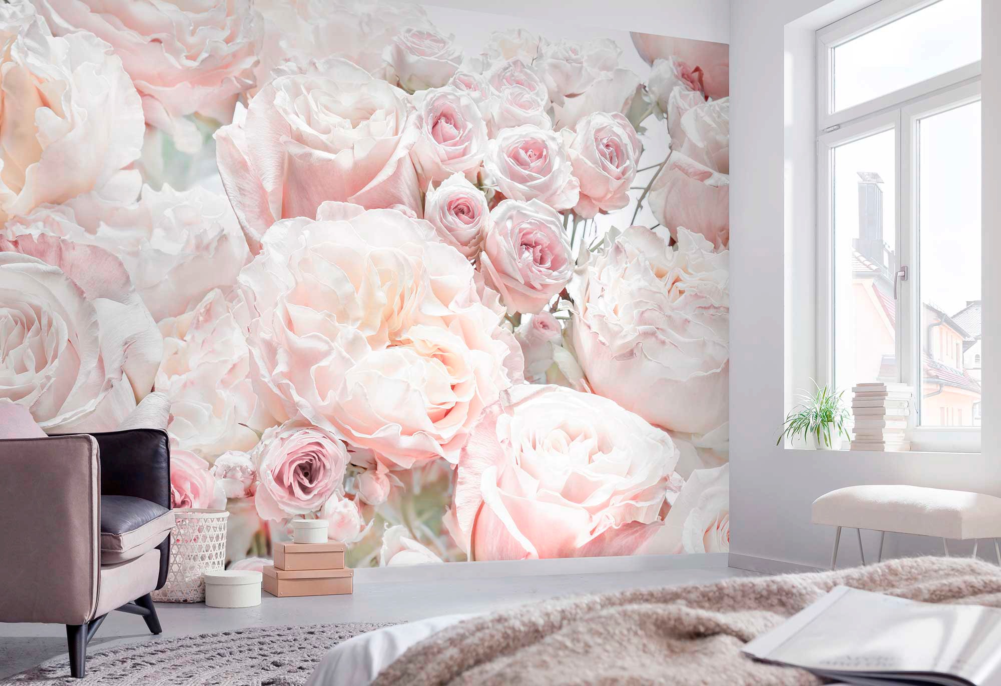 Fototapete »Spring Roses«, 368x254 cm (Breite x Höhe), inklusive Kleister