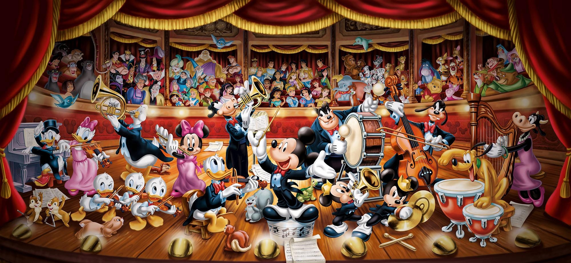 Puzzle »Panorama High Quality Collection, Disney Orchester«, Made in Europe