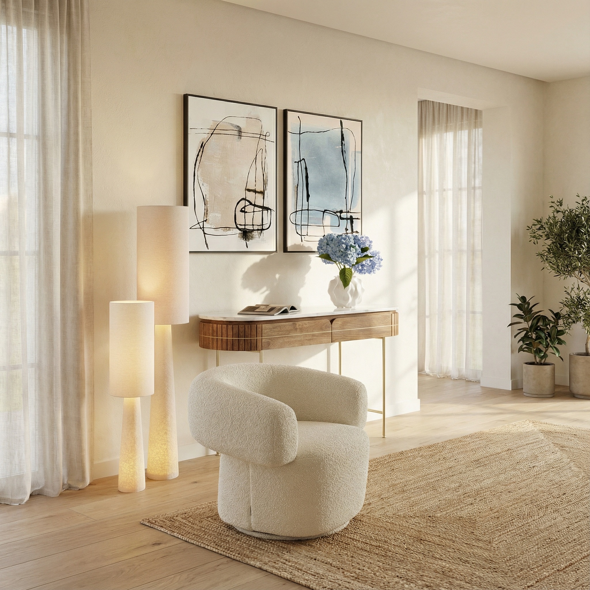 Kare Design Bild mit Rahmen