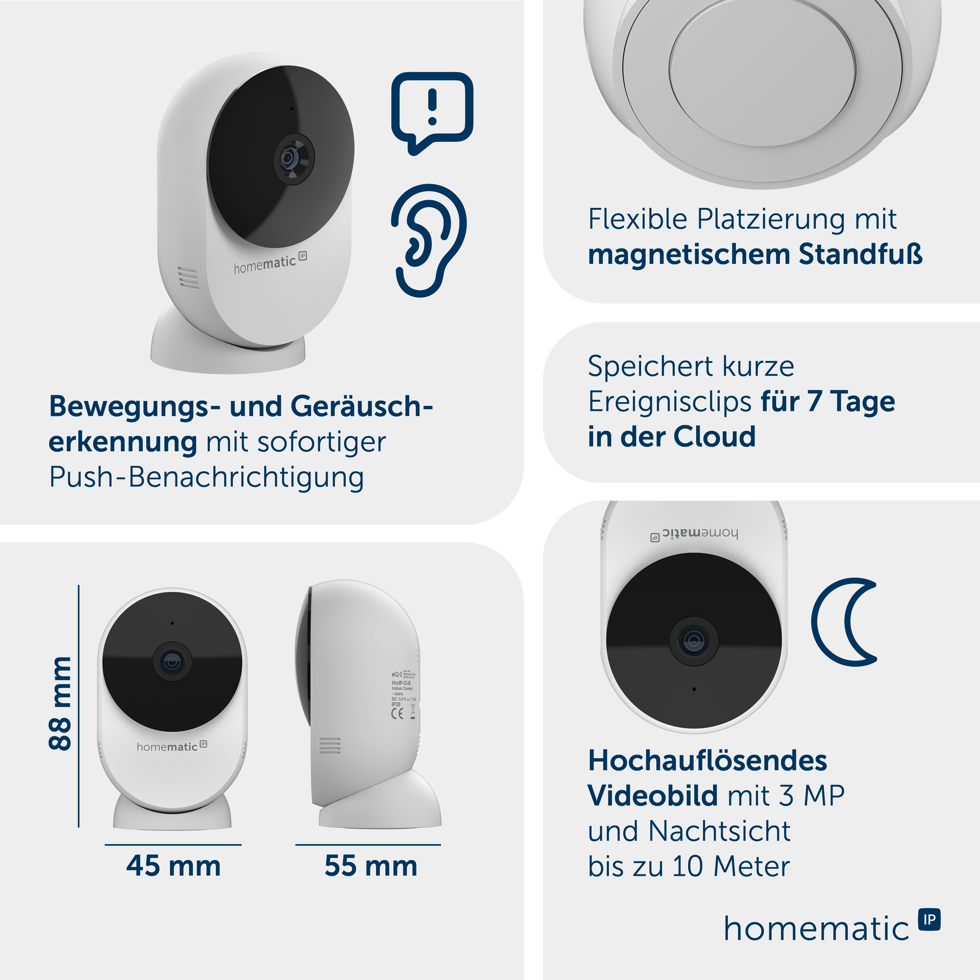 Homematic IP Smart Home Kamera »Innenkamera – basic« Innenbereich