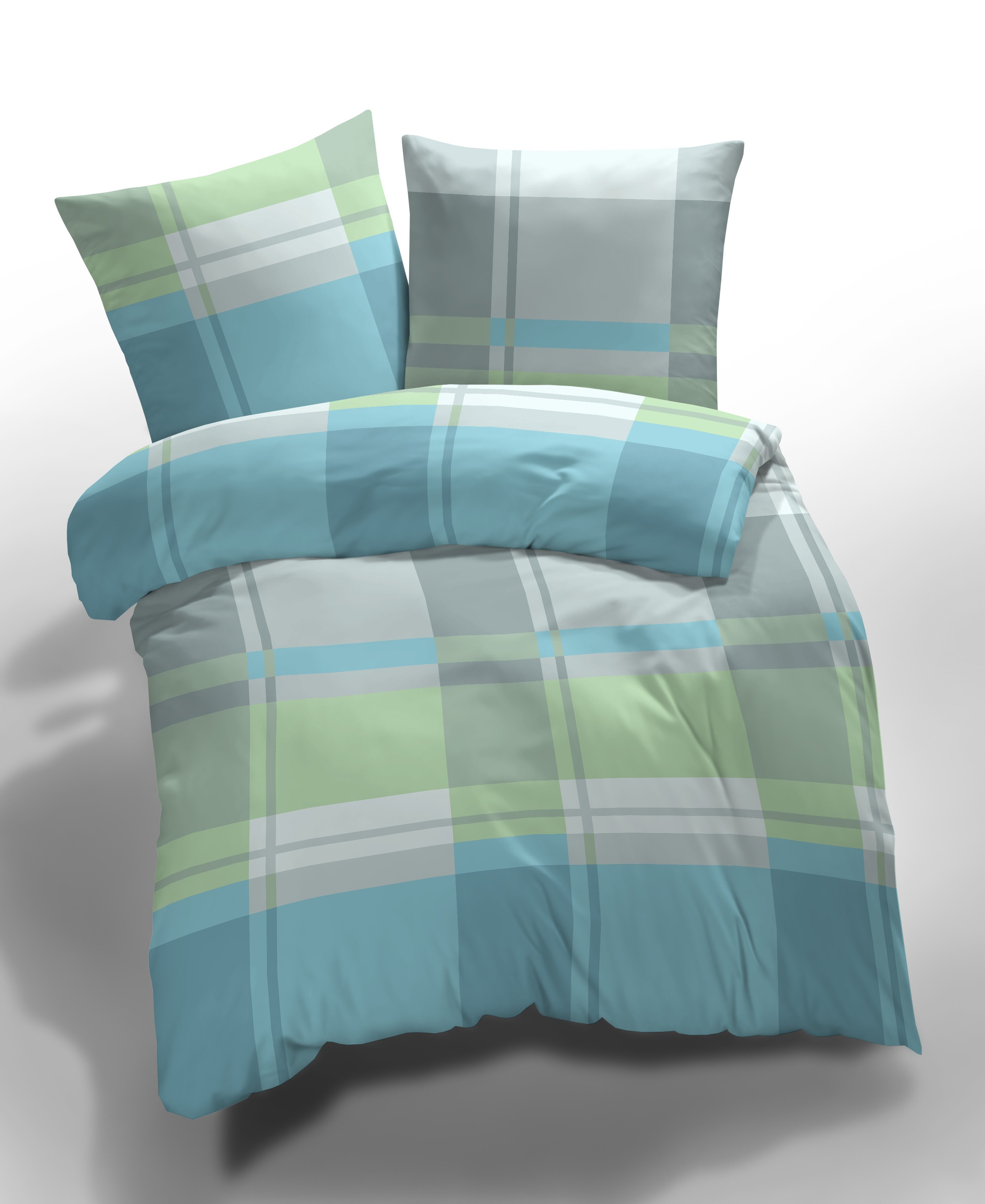 MOONLIGHT Bettwäsche »Remo, 100% Microfaser-Seersucker« 2 Stk. tlg.