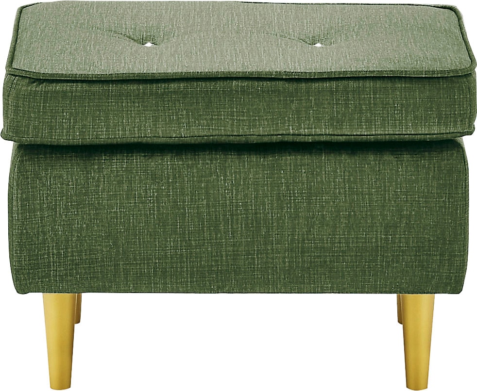ED EXCITING DESIGN Hocker »Tom«, mit Strasssteinen & goldenen Füßen