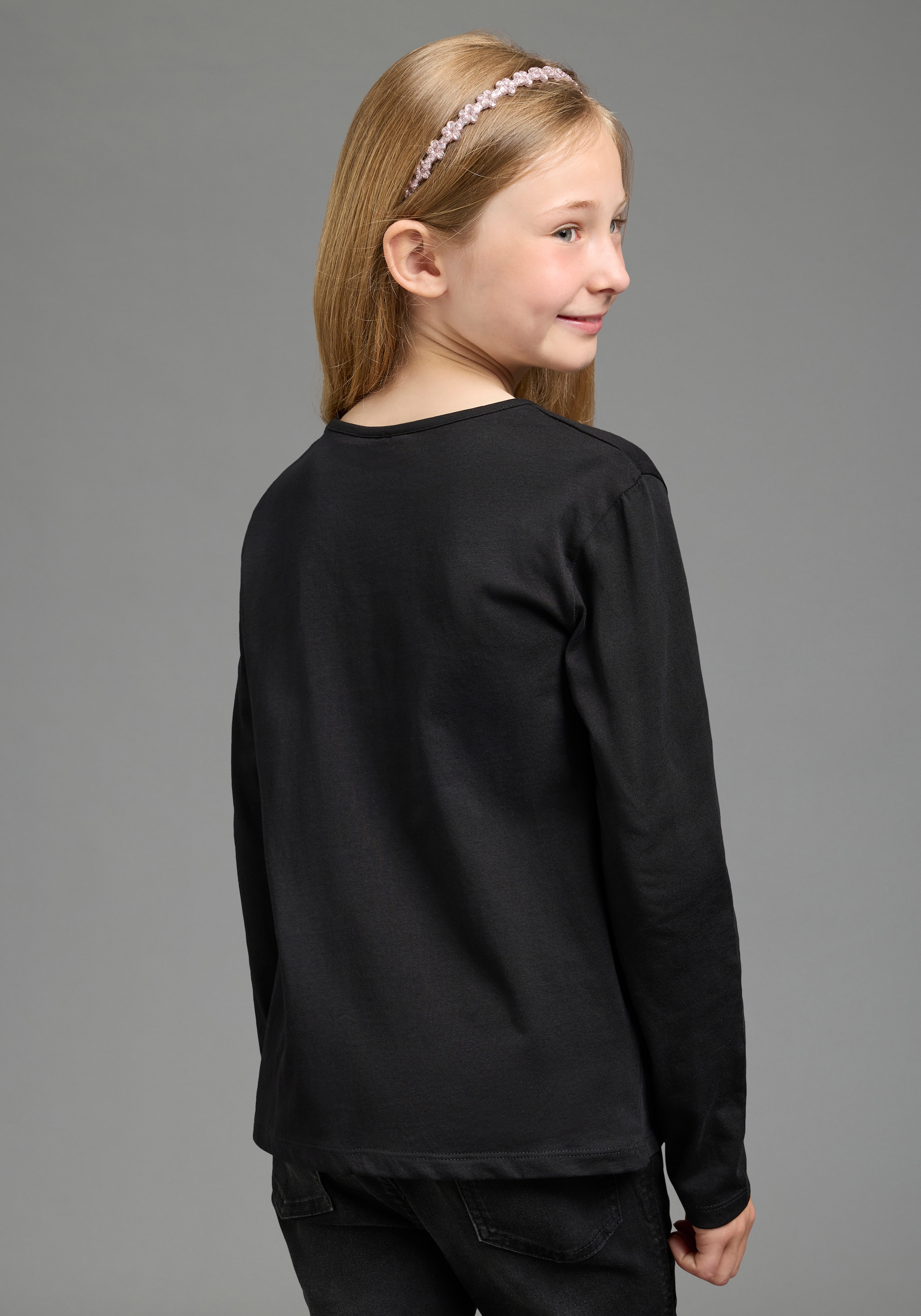 KIDSWORLD Langarmshirt »K-POP DEMON HUNTERS Shirt« hüftlang, mit Rundhalsausschnitt, Basic Passform