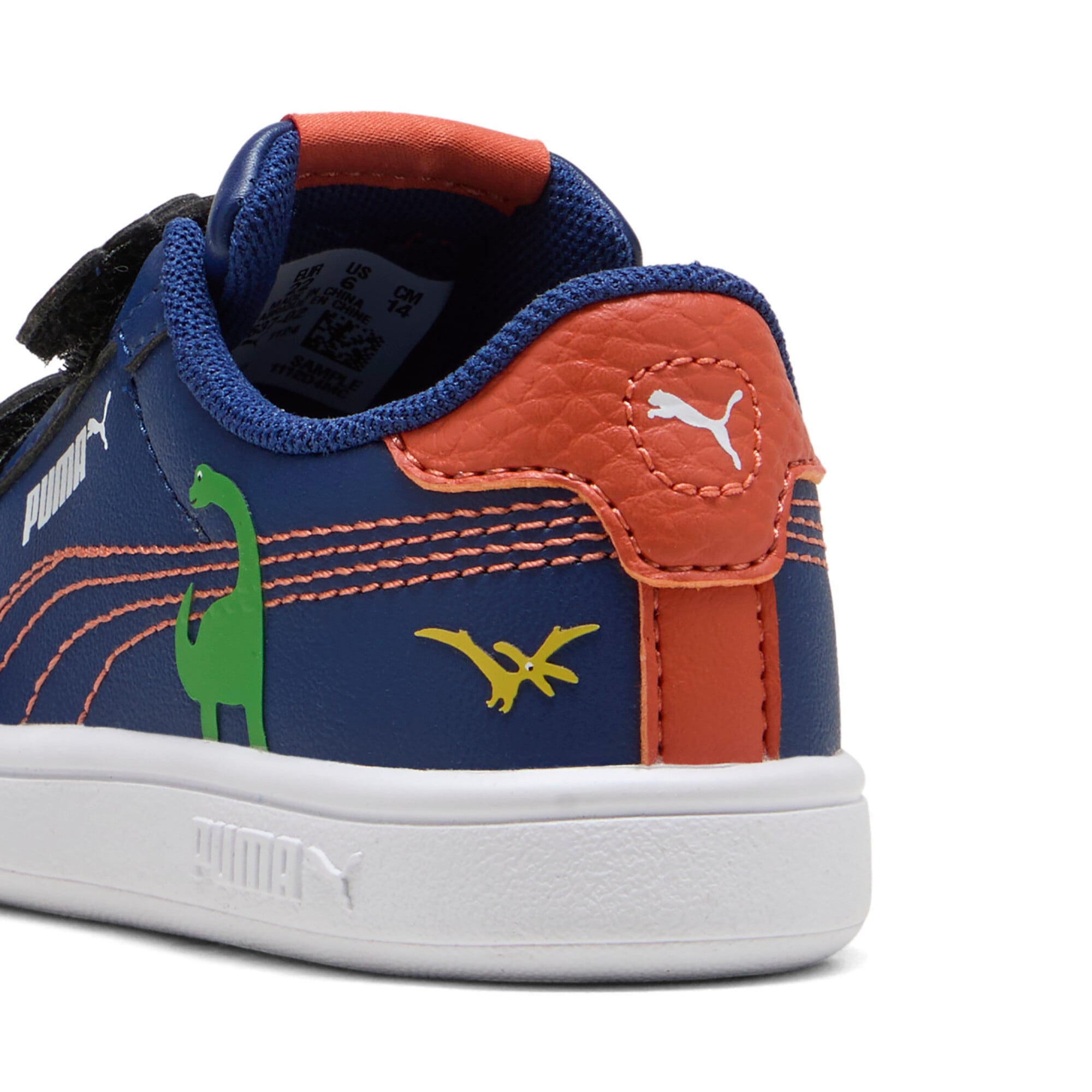PUMA Sneaker »SMASH 3.0 DINO V INF«  mit Klettverschluss, mit SOFTFOAM+ Dämpfung, weiches Textilfutter