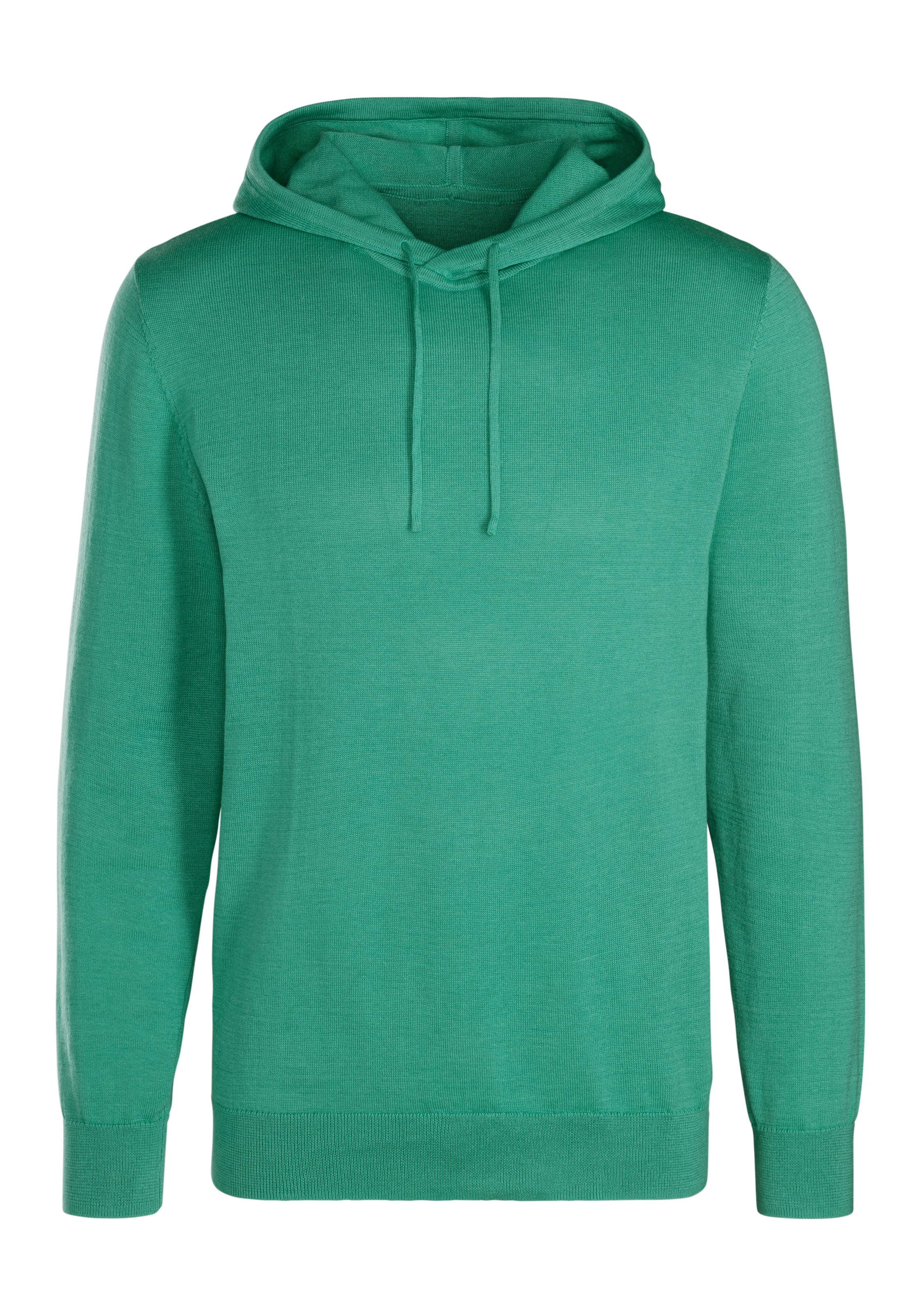 H.I.S Hoodie », Strickpullover mit Kapuze«, Feinstrick aus pflegeleichter Baumwollmischung
