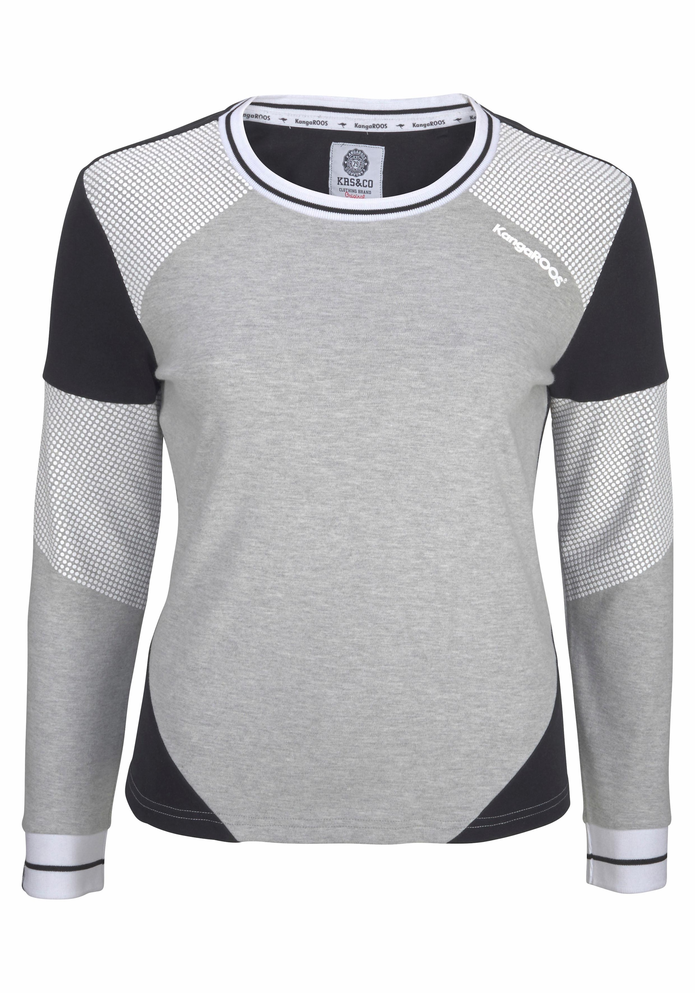 KangaROOS Sweatshirt, im Colorblocking-Design mit Pünktchen im OTTO Online  Shop