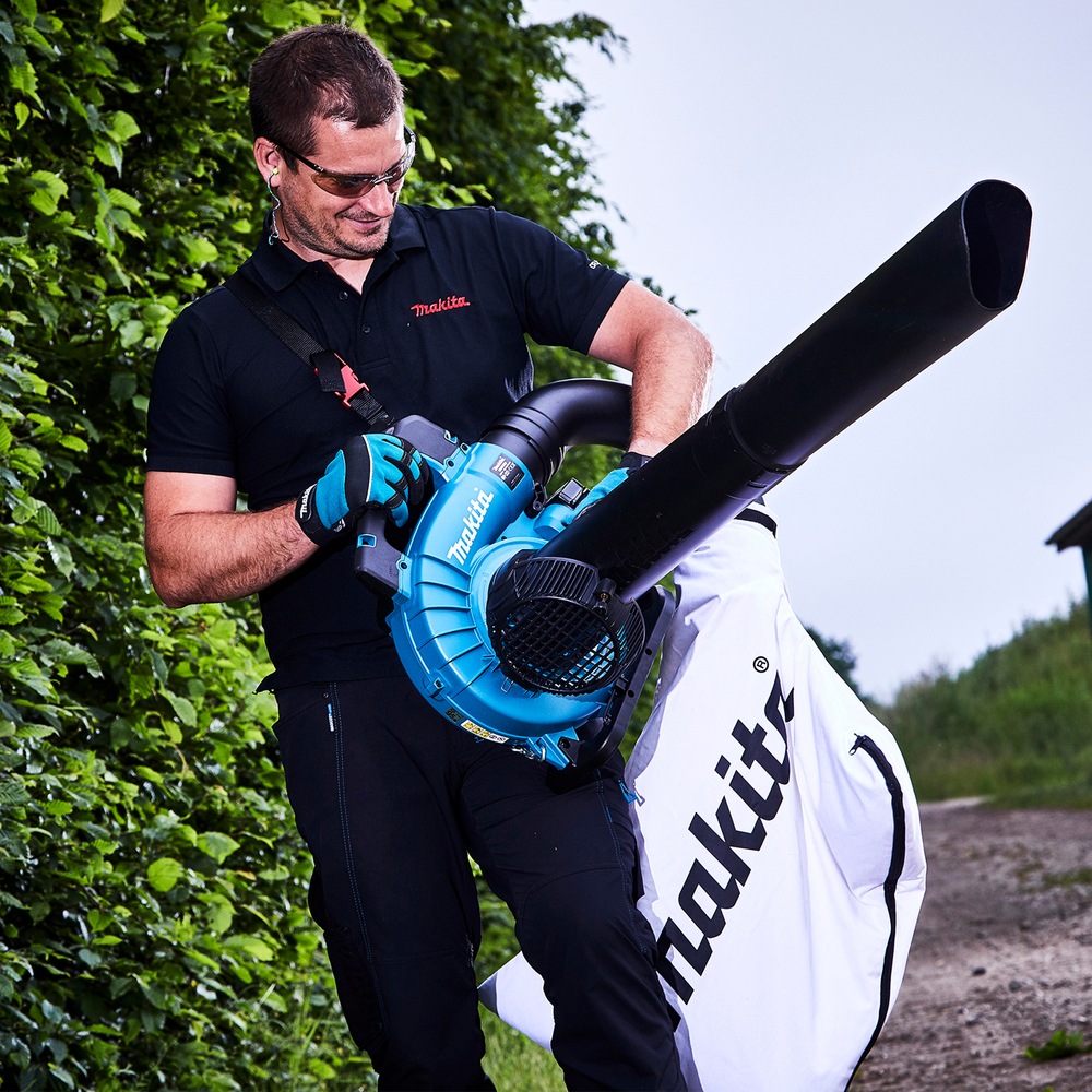 Makita Akku-Laubbläser »DUB363PT2V«, 65 m/s, 13,4 m3/min, 2 Akkus 18V/5 Ah und Doppel-Schnellladegerät