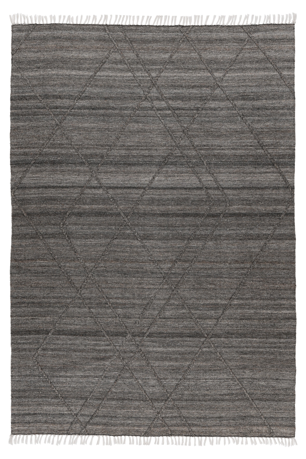 Obsession Teppich »My Dakar 365«, rechteckig, Rauten Muster, mit Fransen, handgewebt, In- und Outdoor geeignet