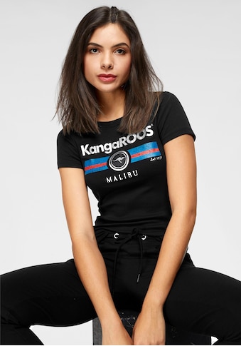 KangaROOS T-Shirt, mit Label Metallic Print kaufen