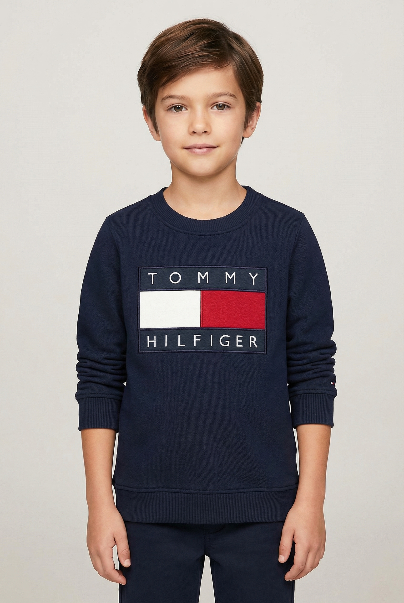 Tommy Hilfiger Sweatshirt , Kinder bis 16 Jahre, mit Rundhalsausschnitt
