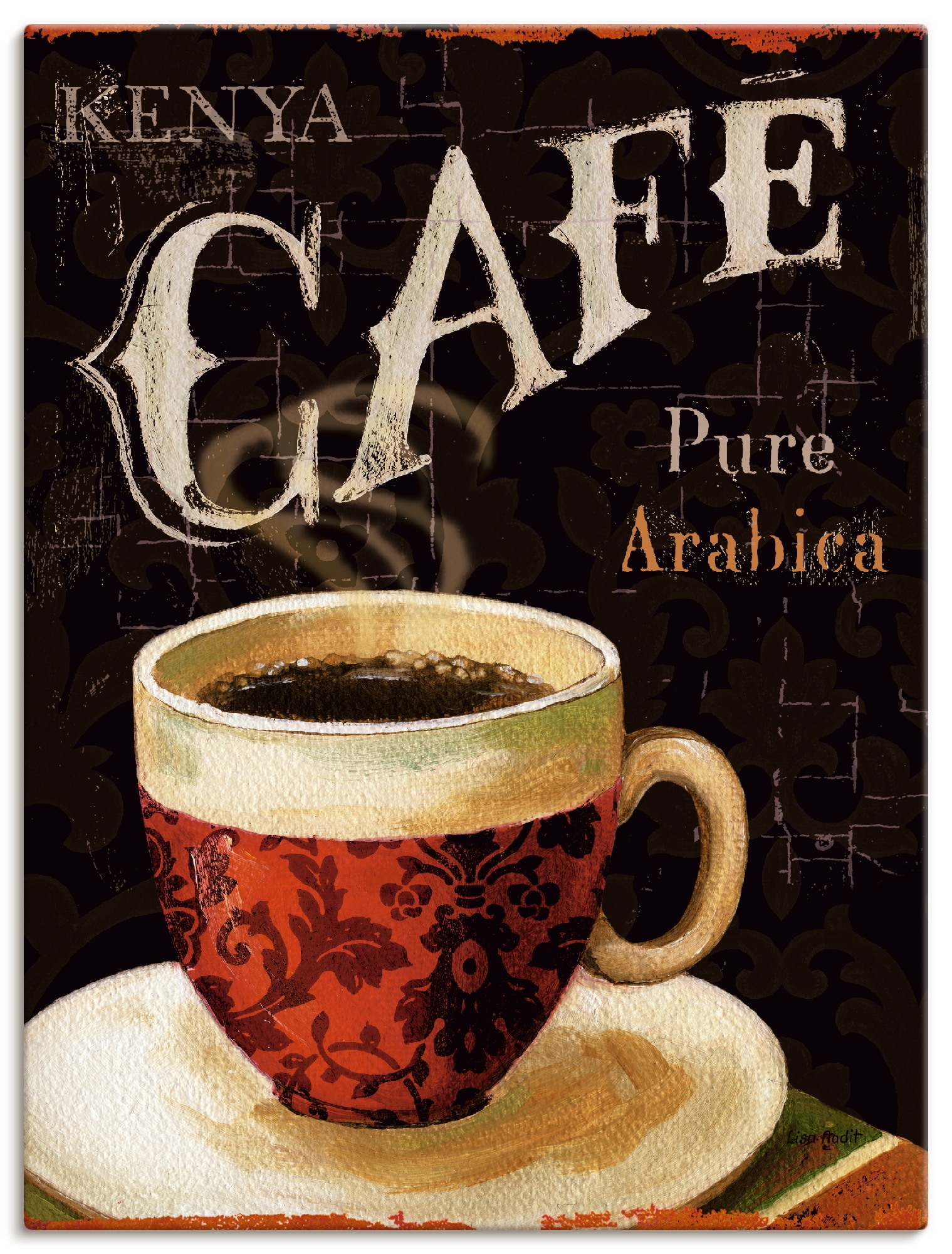 Artland Wandbild »Heutiger Kaffee I«, als OTTO Getränke, Poster in St.), versch. oder Größen Wandaufkleber Leinwandbild, (1 bei