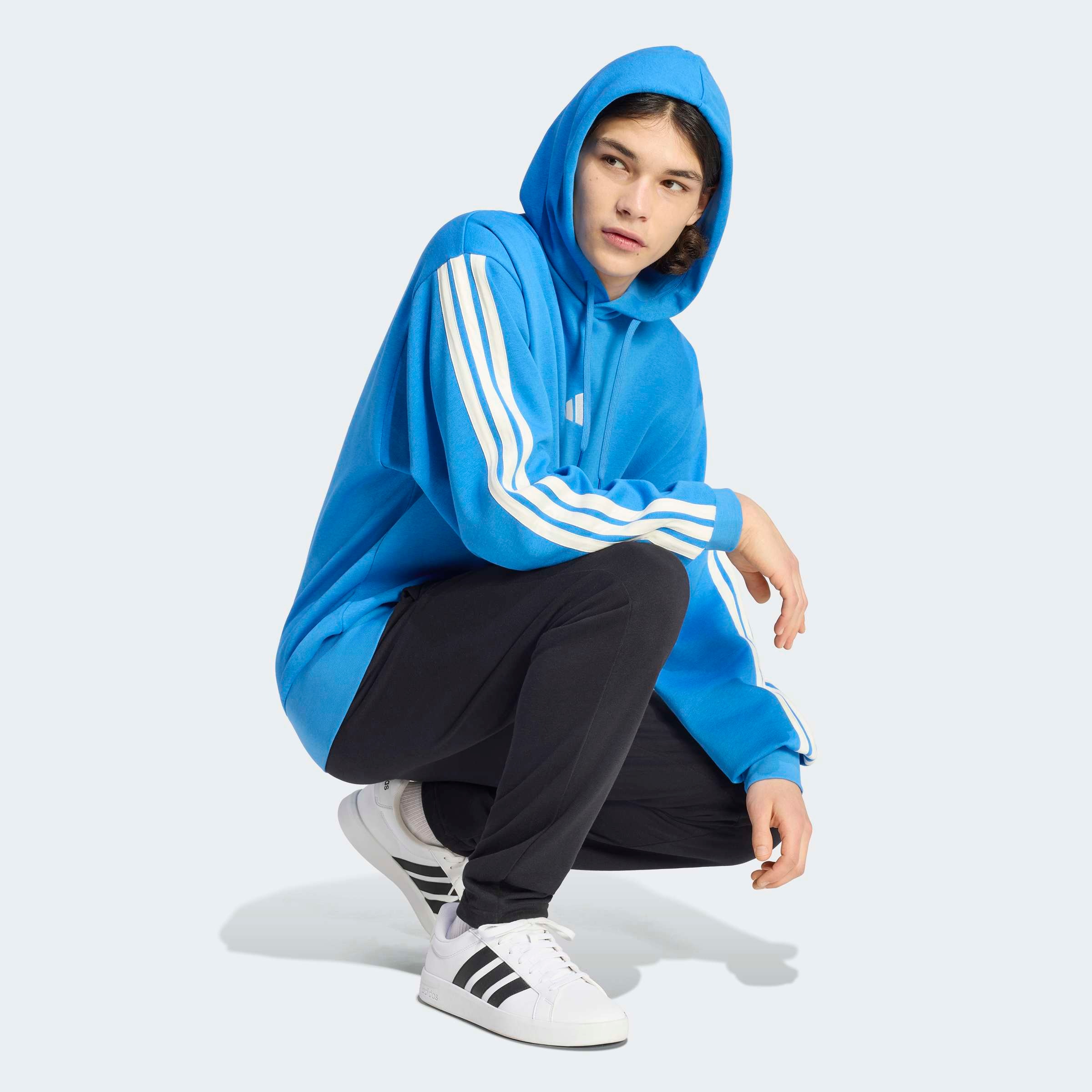 adidas Sportswear Kapuzensweatshirt »ESSENTIALS 3-STREIFEN HOODIE«
