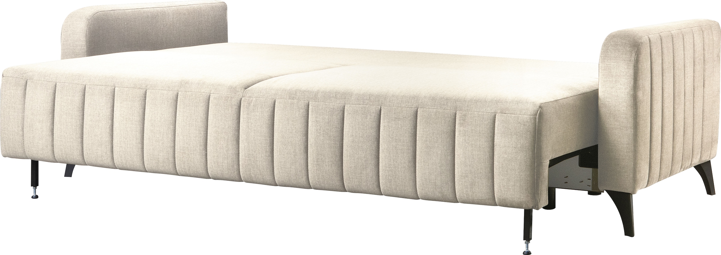 exxpo - sofa fashion 3-Sitzer »Grande, hochwertiges Schlafsofa aus Microvelours, OTTOs Choice«, mit Bettfunktion und Bettkasten, komfortabler Federkern