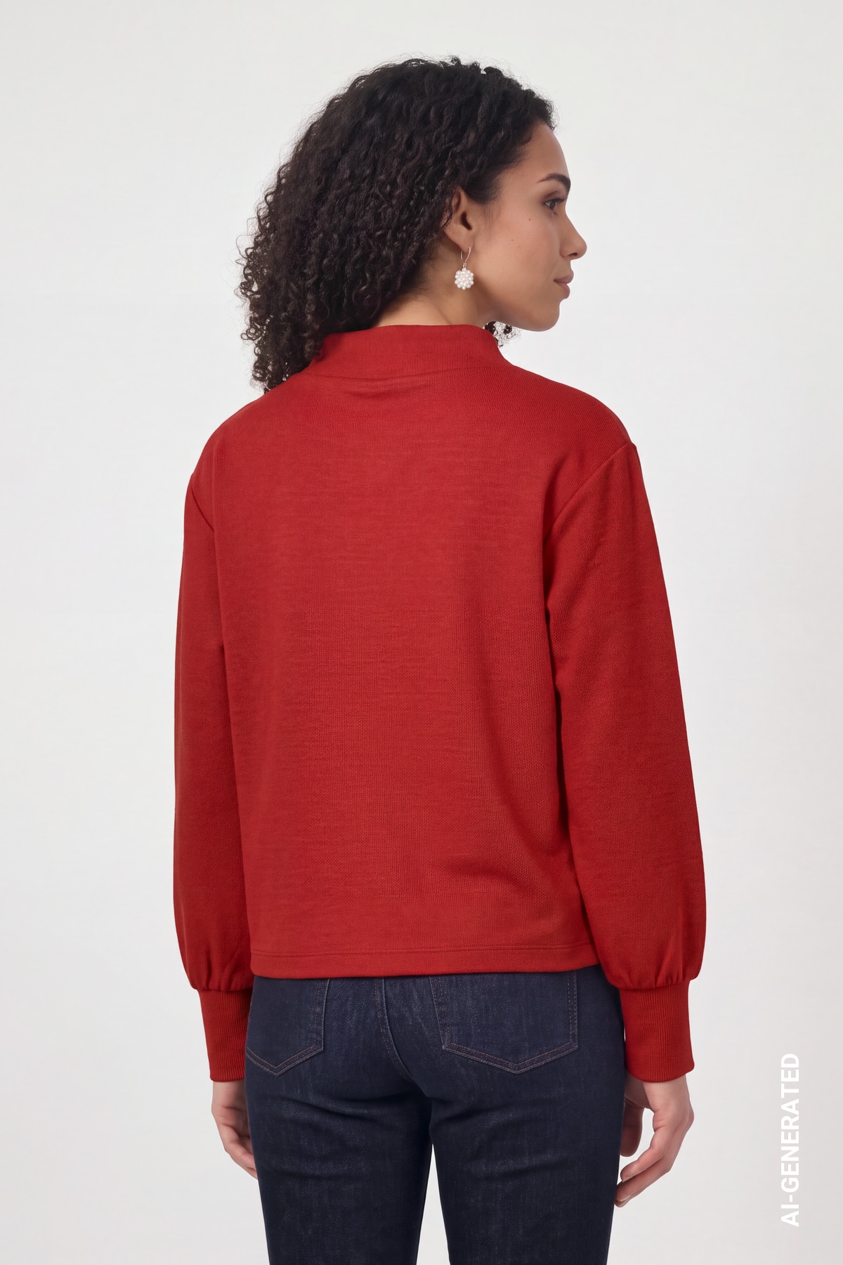 Monari Sweatshirt »Sweatshirt Basic Uni«, Regular fit mit Stehkragen
