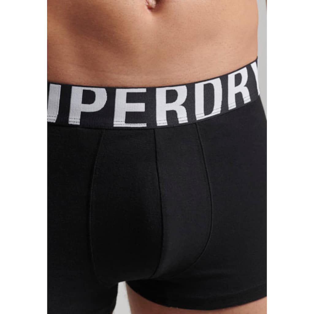 Superdry Boxer »TRUNK DUAL LOGO DOUBLE PACK«, (Packung, 2er-Pack)