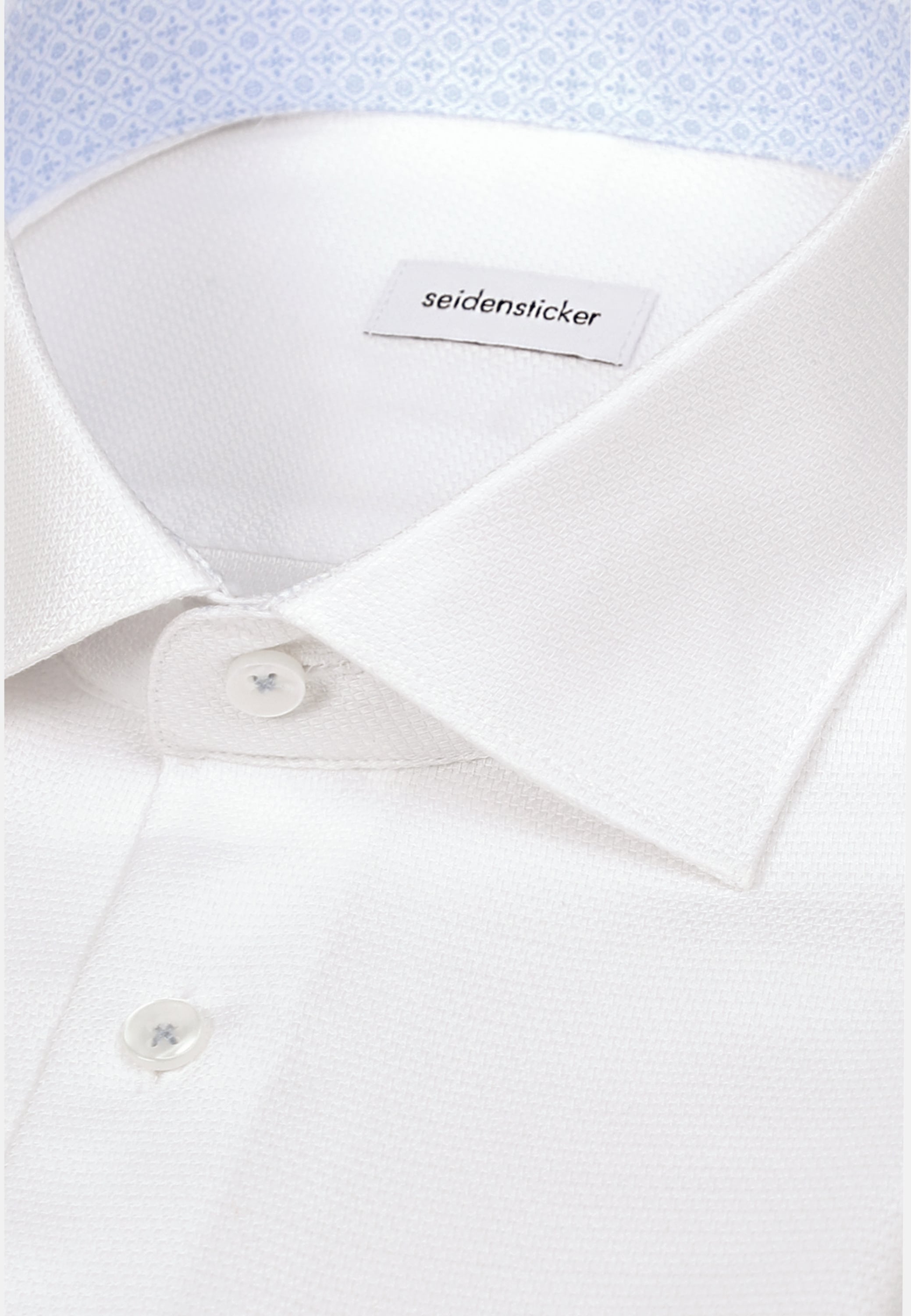 seidensticker Businesshemd »Schwarze Rose« Slim 1/1 Extra lang Kentkragen Struktur