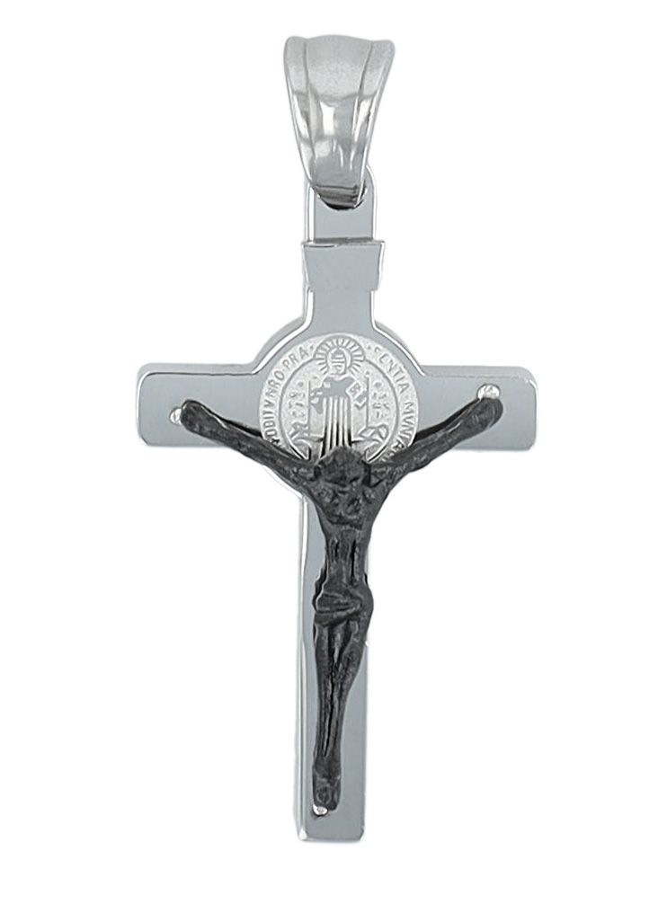 Adelia´s Kreuzanhänger »Unisex Anhänger ¿ Kreuz Kreuzanhänger aus Edelstahl«