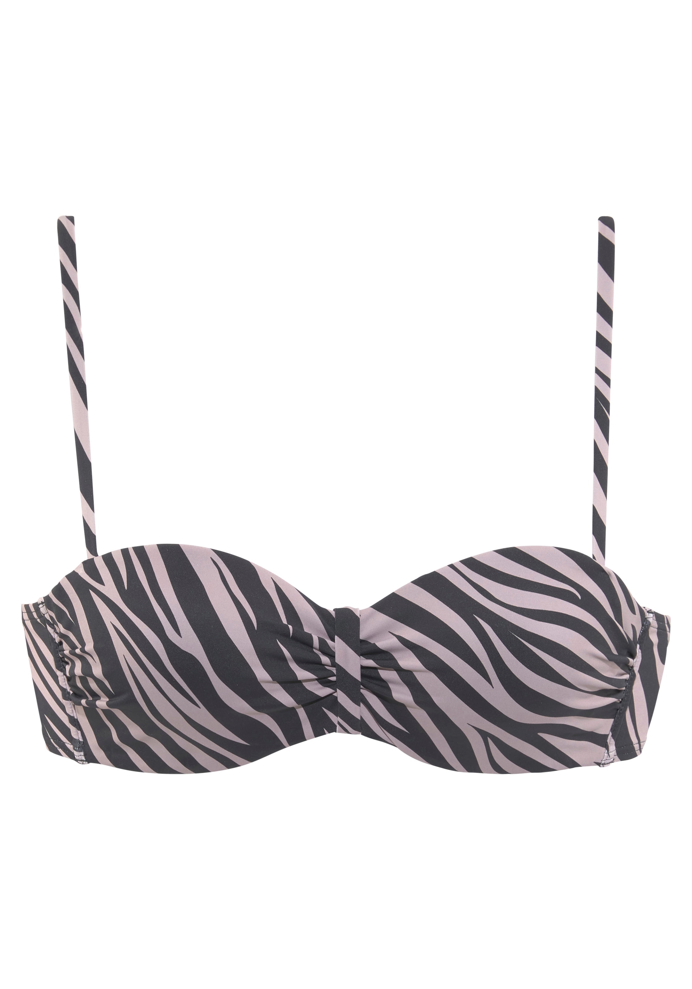Bügel-Bandeau-Bikini-Top »Kaa«, mit Animal-Design