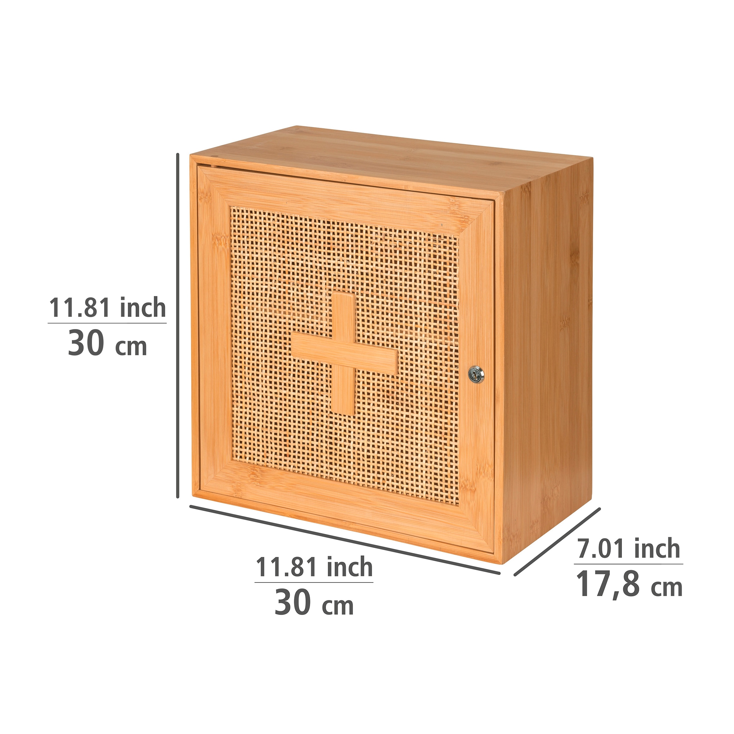 WENKO Medizinschrank »Allegre«, aus Bambus und Rattan