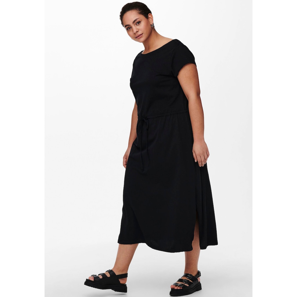 ONLY CARMAKOMA Maxikleid »CARAPRIL LIFE SS STRING MAXI DRESS«