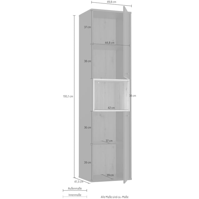 FORTE Vitrine, Höhe ca. 195 cm OTTO Online Shop